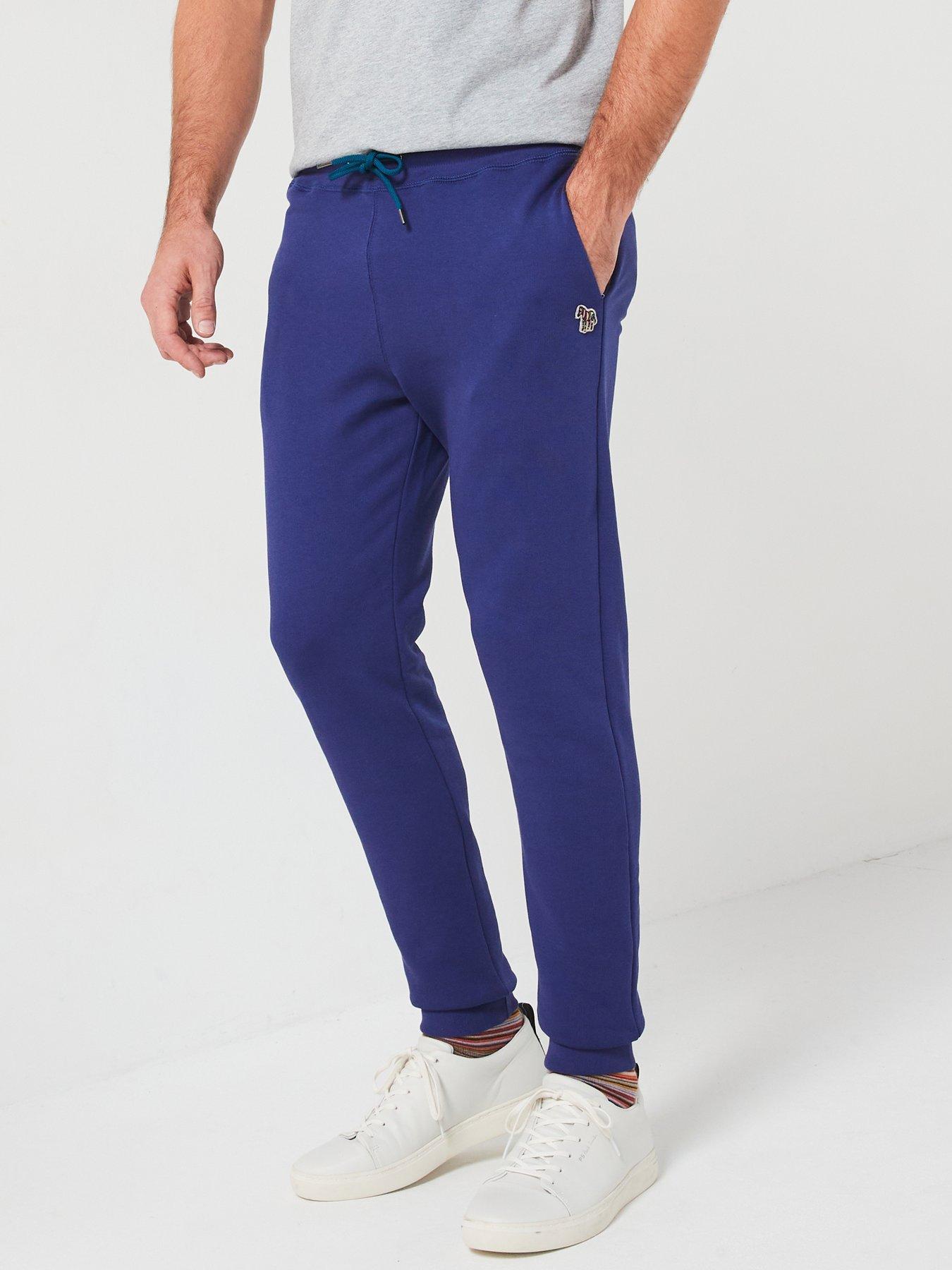 ps-paul-smith-ps-paul-smith-slim-fit-zebra-cuff-joggers-blue