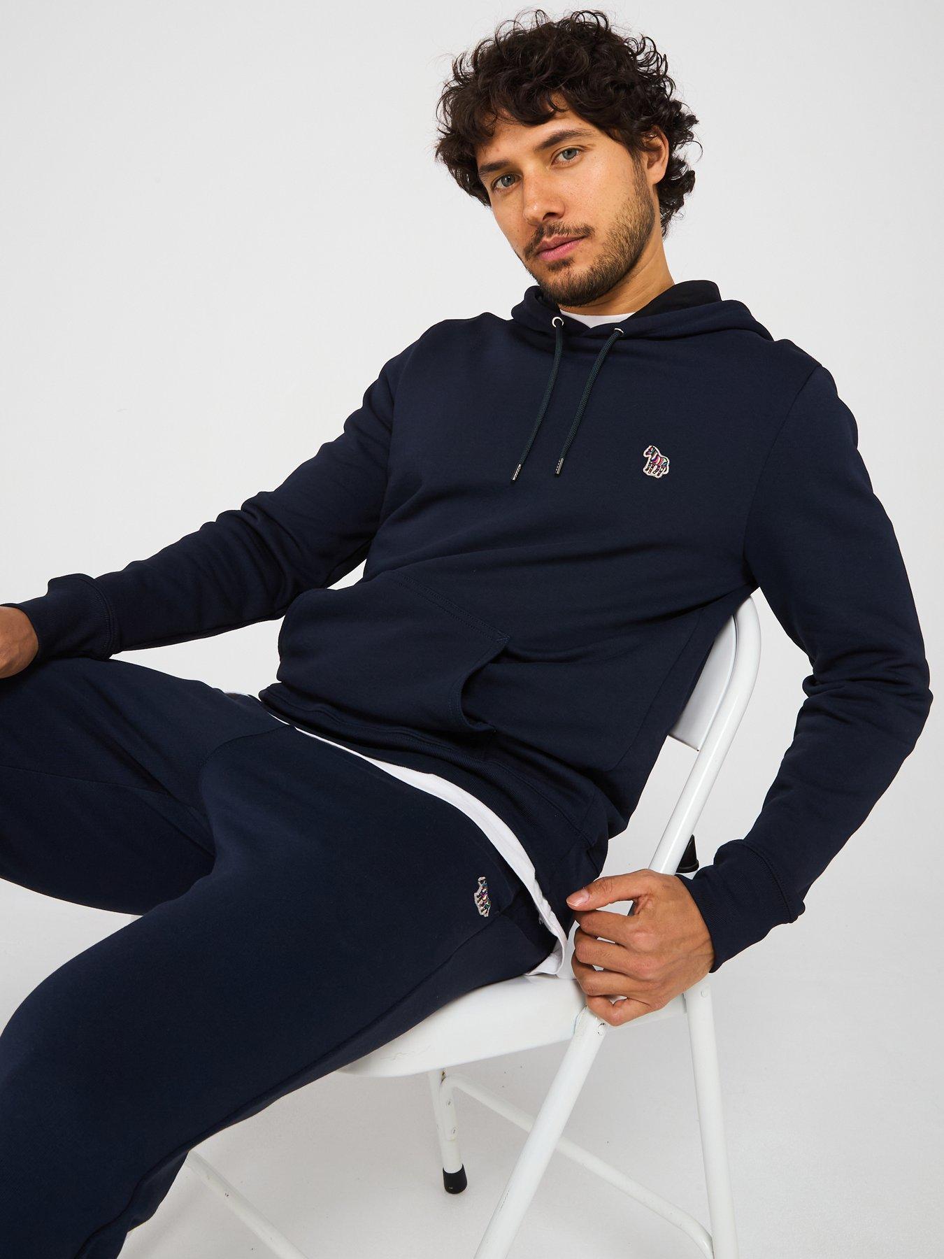 Image 5 of 5 of PS PAUL SMITH Regular Fit Zebra Hoodie - Navy