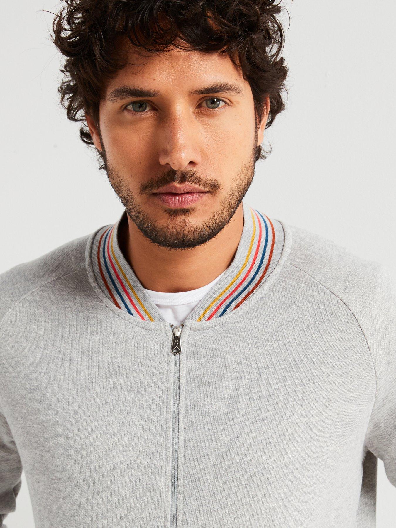 ps-paul-smith-ps-paul-smith-collar-stripe-baseball-jacket-greyoutfit