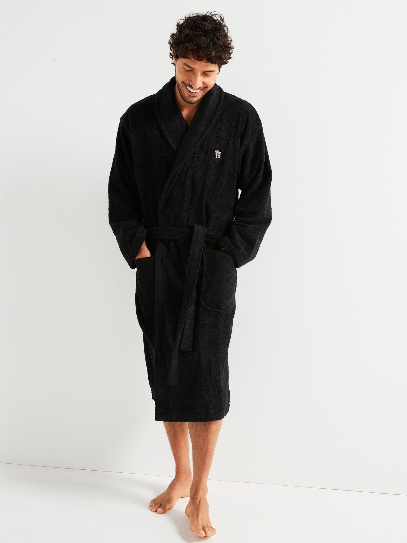 ps-paul-smith-ps-paul-smith-zebra-towelling-robe-black