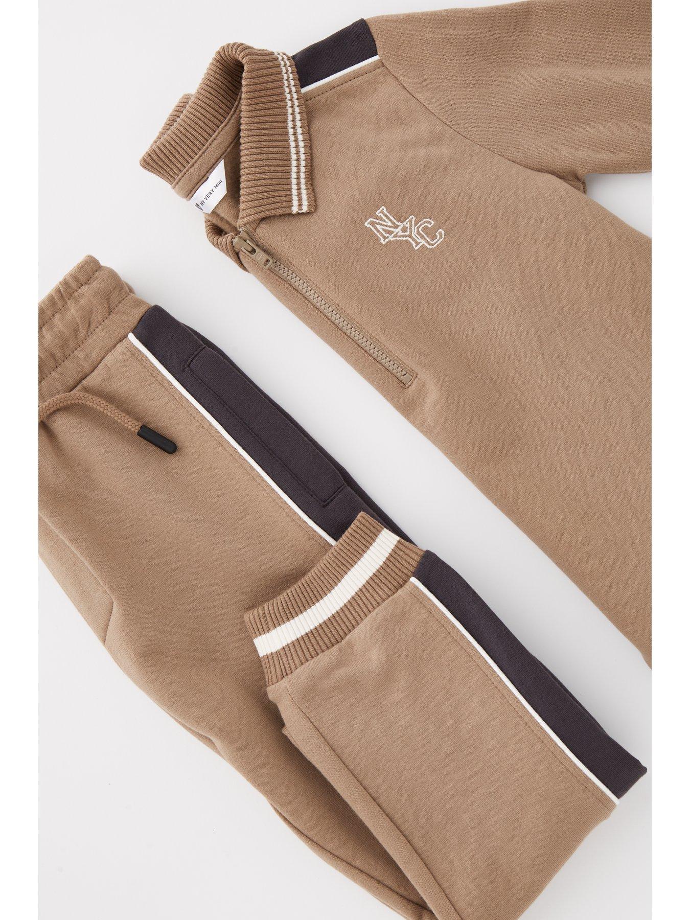 Image 3 of 4 of Mini V by Very Boys Polo Sweat And Jog Set - Multi
