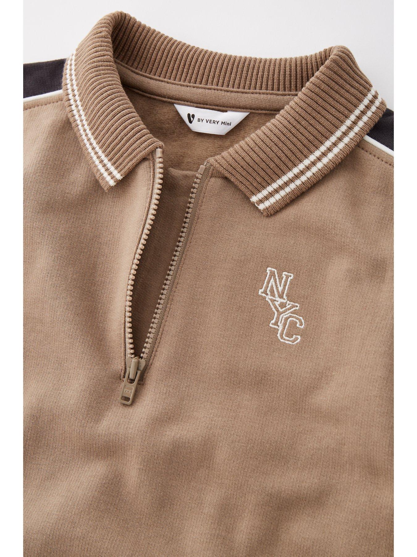 Image 4 of 4 of Mini V by Very Boys Polo Sweat And Jog Set - Multi