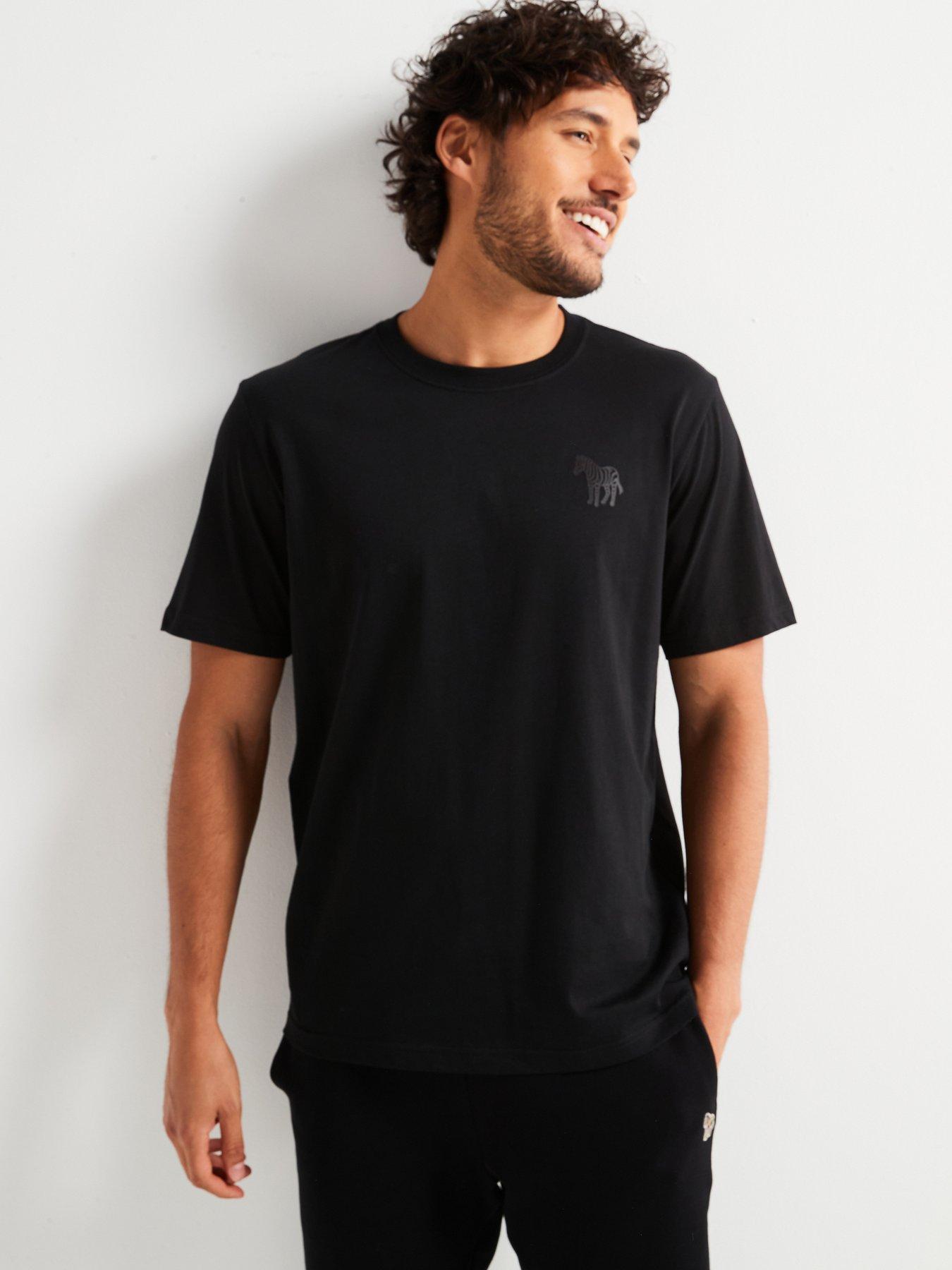 ps-paul-smith-ps-paul-smith-regular-fit-zebra-contrast-t-shirt-black