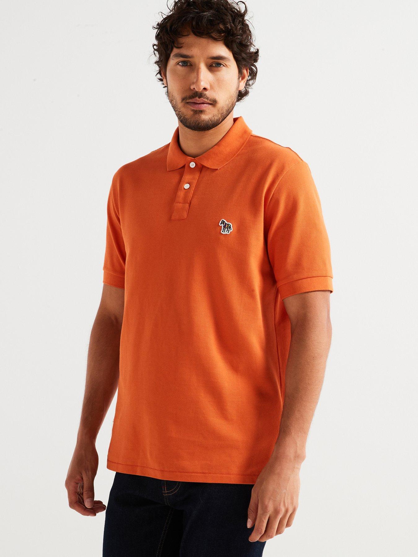 ps-paul-smith-ps-paul-smith-regular-fit-zebra-polo-shirt-orange