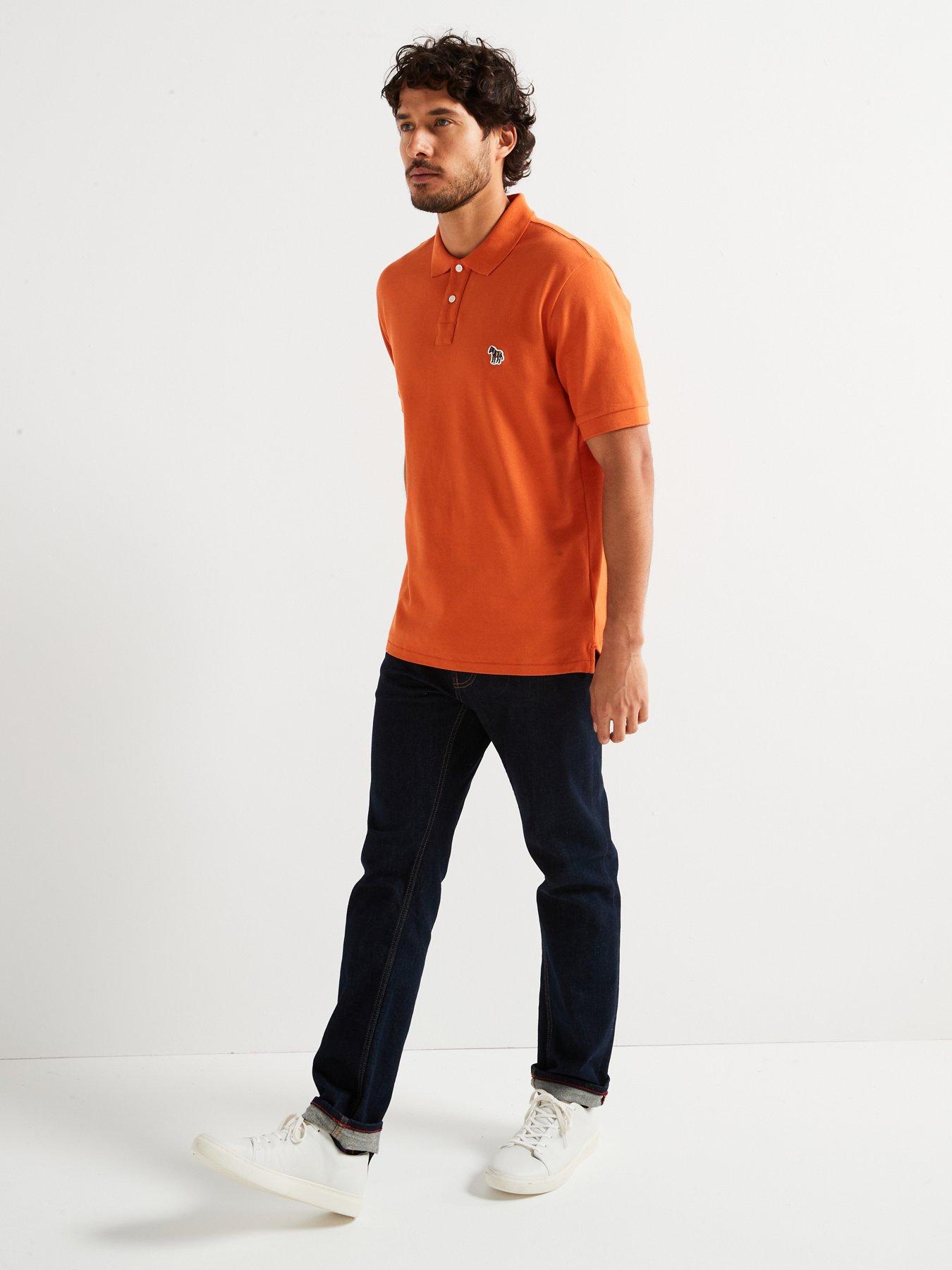 ps-paul-smith-ps-paul-smith-regular-fit-zebra-polo-shirt-orangeback