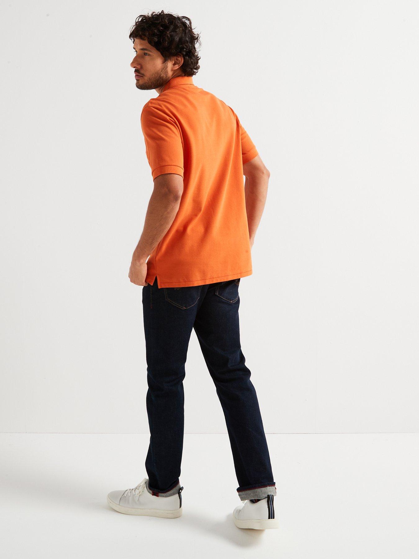 ps-paul-smith-ps-paul-smith-regular-fit-zebra-polo-shirt-orangeoutfit