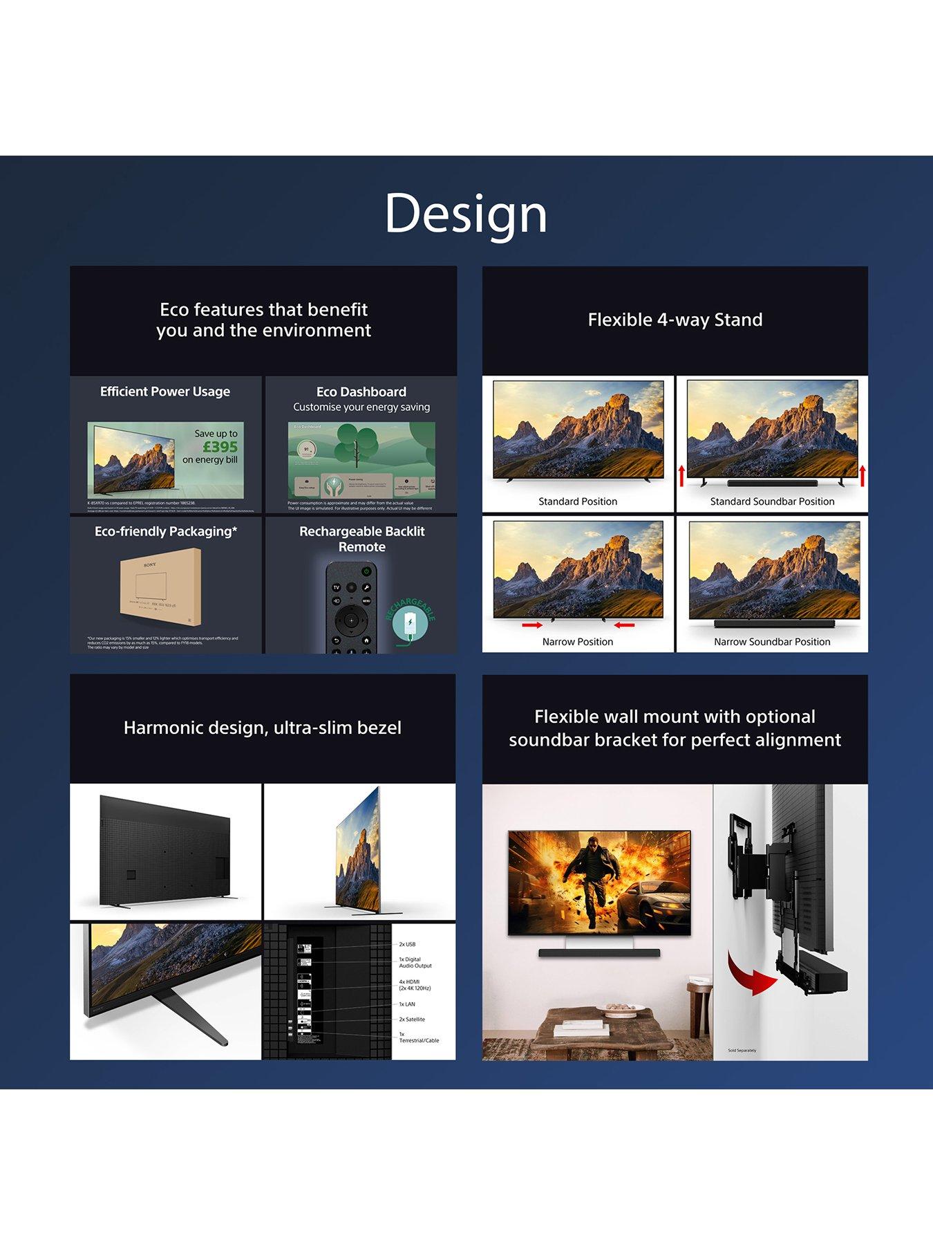 Image 3 of 5 of Sony K55XR70PU, 55-inch, BRAVIA 7 QLED, XR Processor, Mini LED, 4K Smart TV