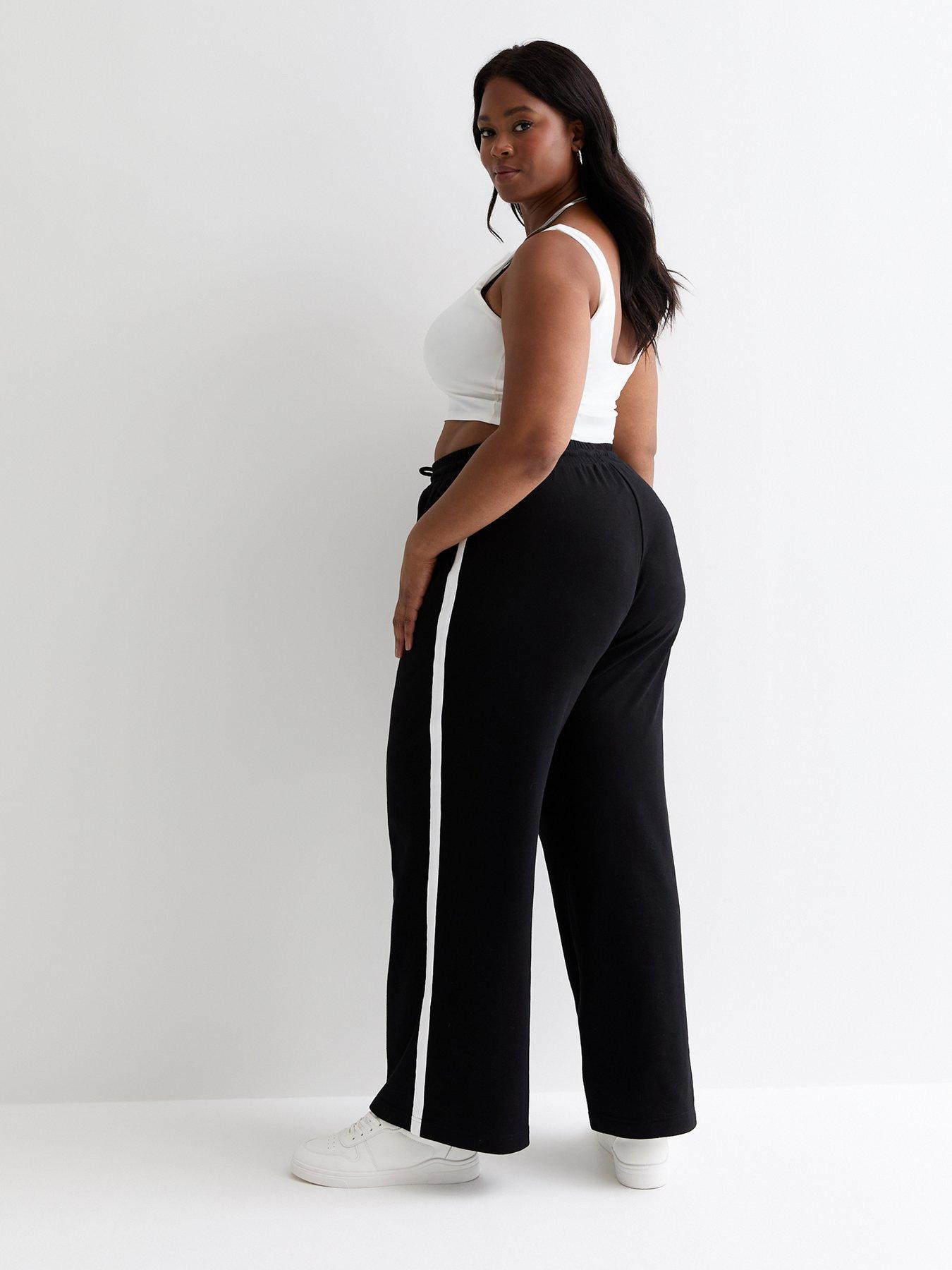 new-look-curves-side-stripe-joggers-blackstillFront