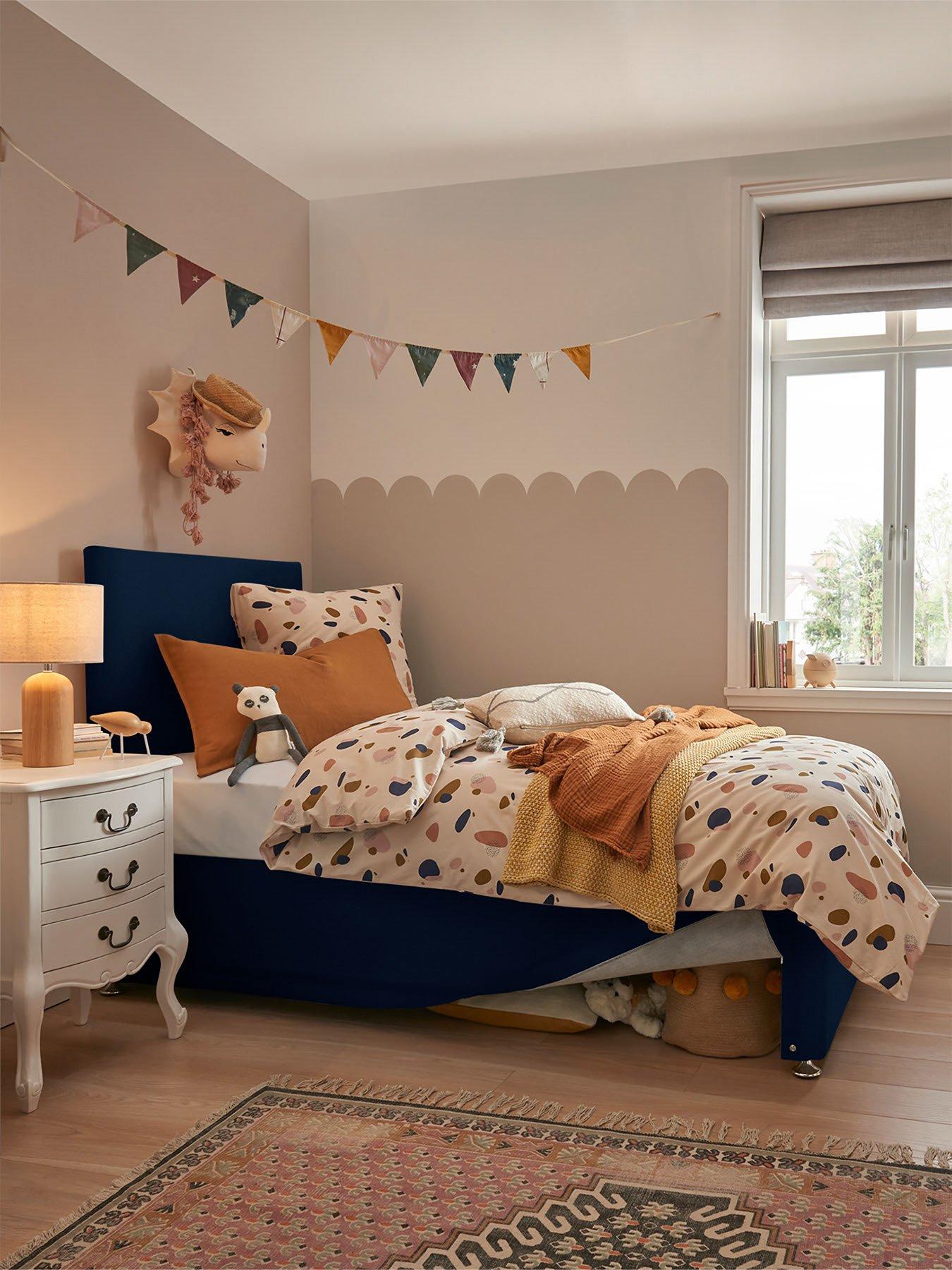 undefined Maxi-Store Bed with Memory Eco Mattress (Headboard Included) - Blue