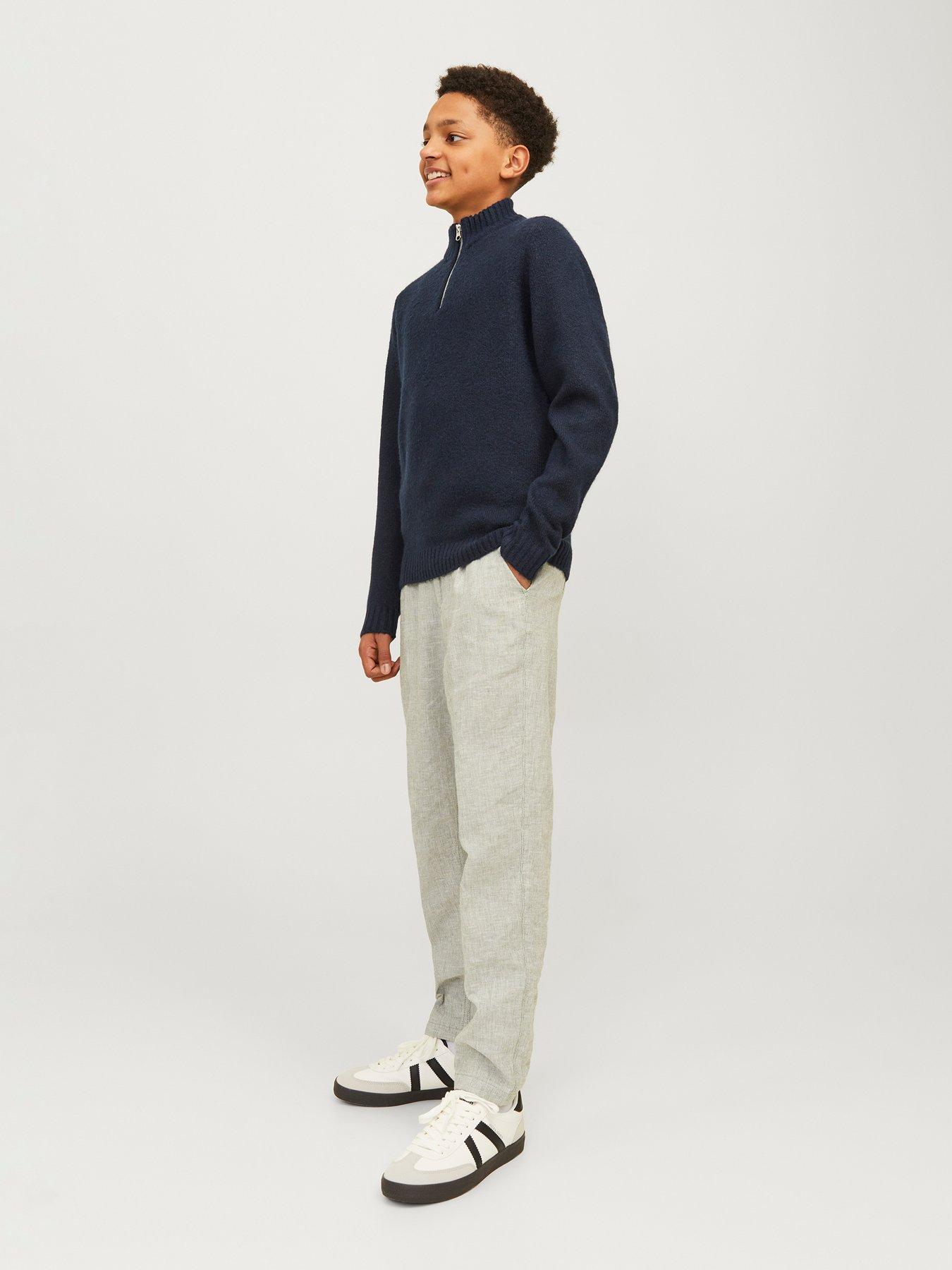 jack-jones-junior-boys-ollie-half-zip-knitted-jumper-sky-captainoutfit