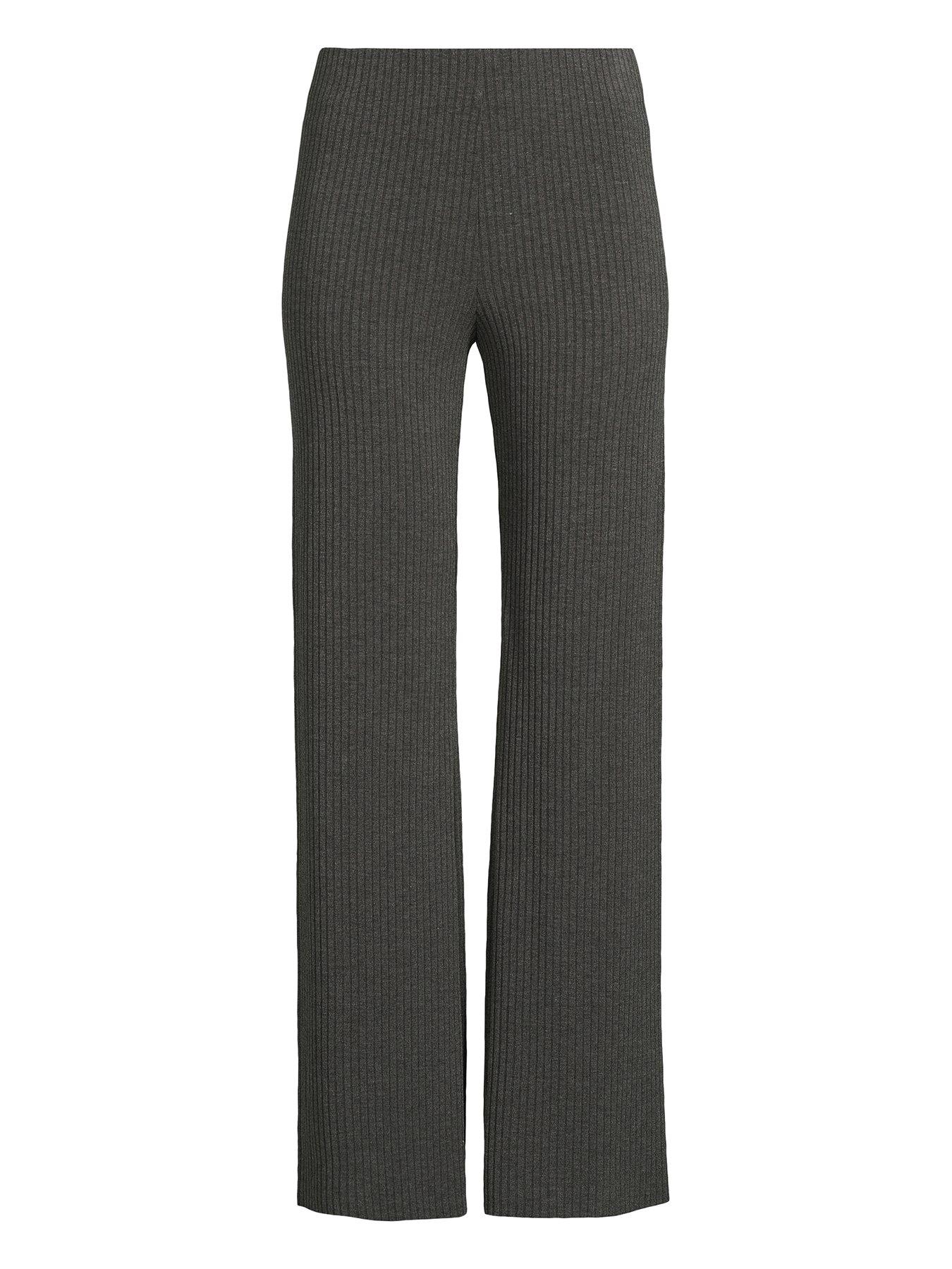 michelle-keegan-ribbed-jerseynbspwide-leg-trousers-greydetail