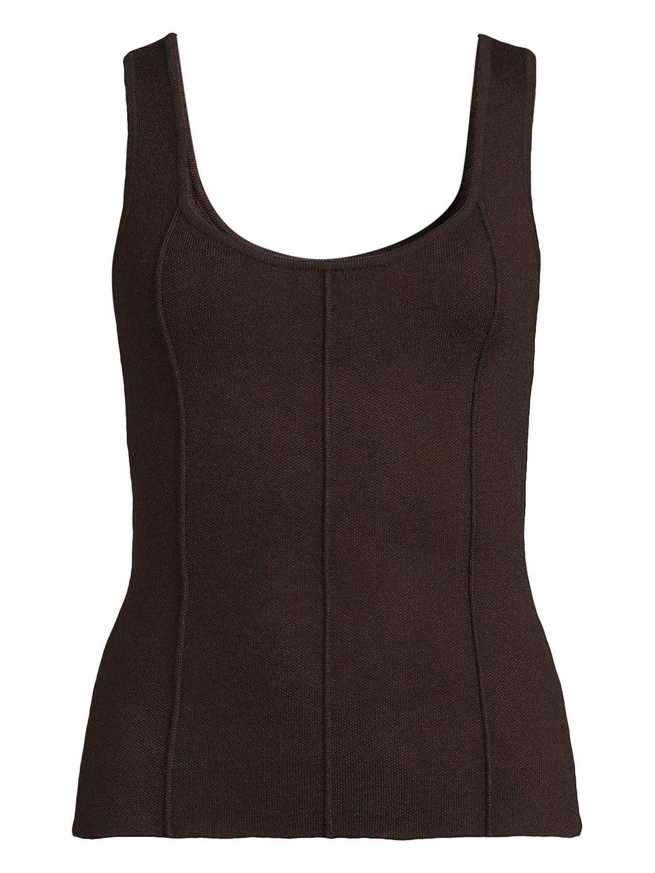 michelle-keegan-knitted-vest-browndetail