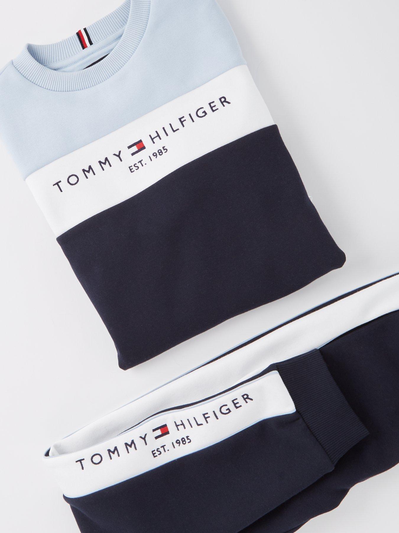 tommy-hilfiger-boys-colourblock-sweat-jogger-set-bluedetail