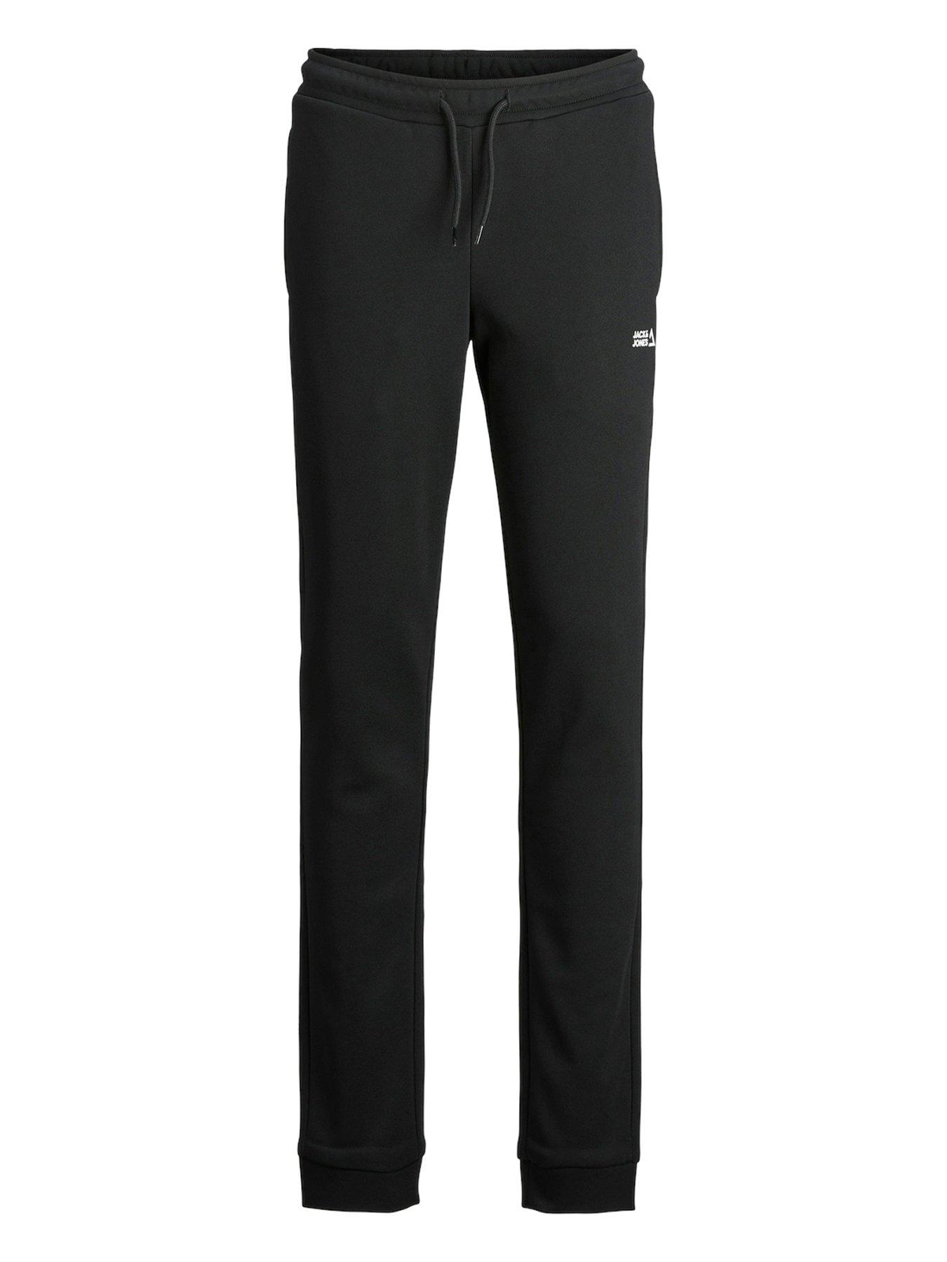 jack-jones-junior-boys-will-basic-ice-sweat-pants-blackfront