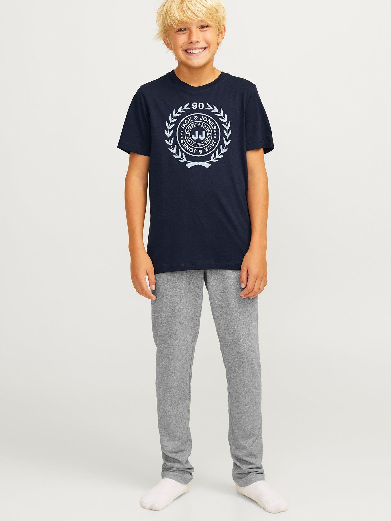 jack-jones-junior-boys-athens-short-sleeve-tshirt-and-pants-lounge-set-night-sky