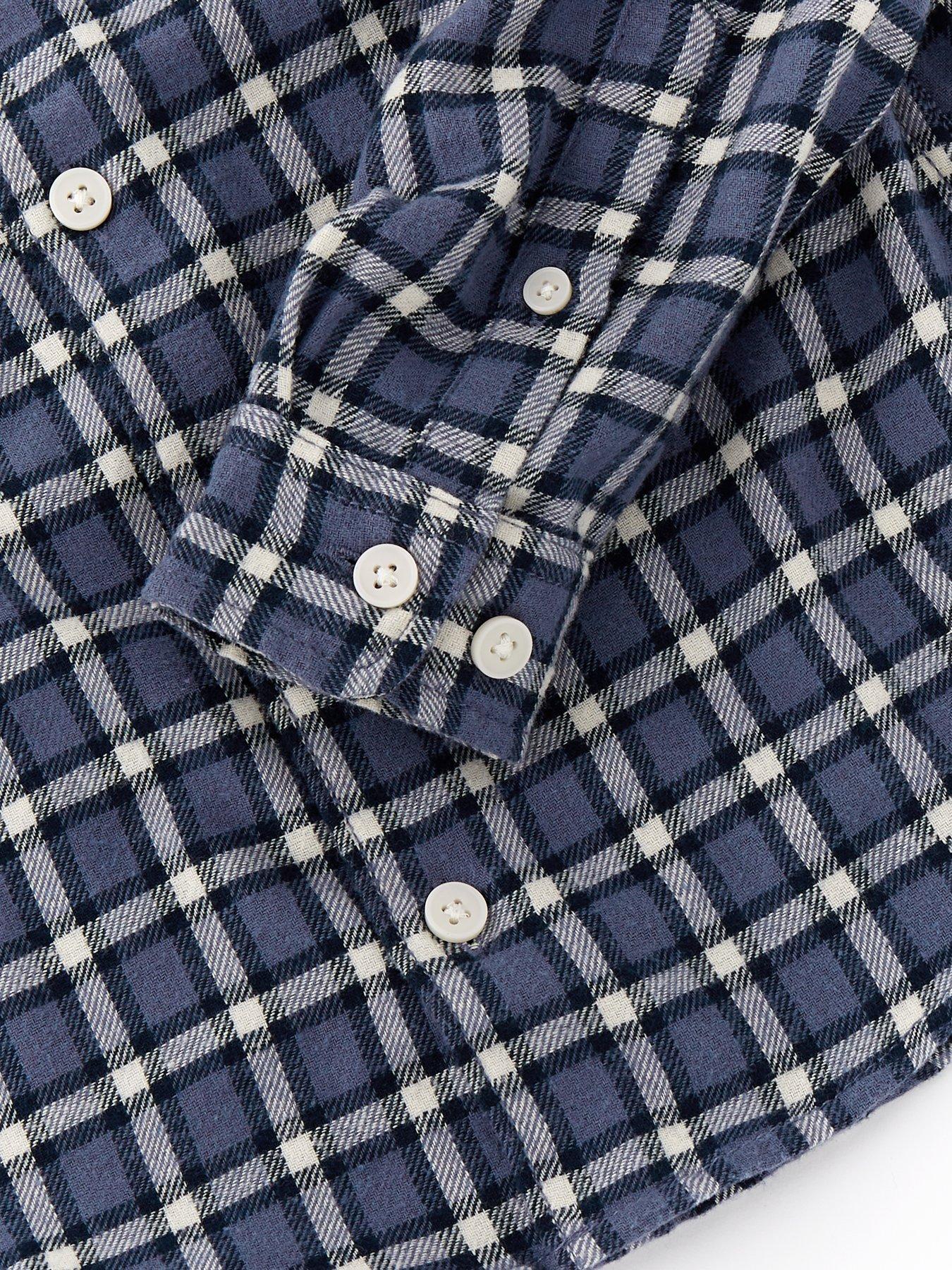 jack-jones-mini-younger-boys-joshua-flannel-check-shirt-nightshadow-bluedetail