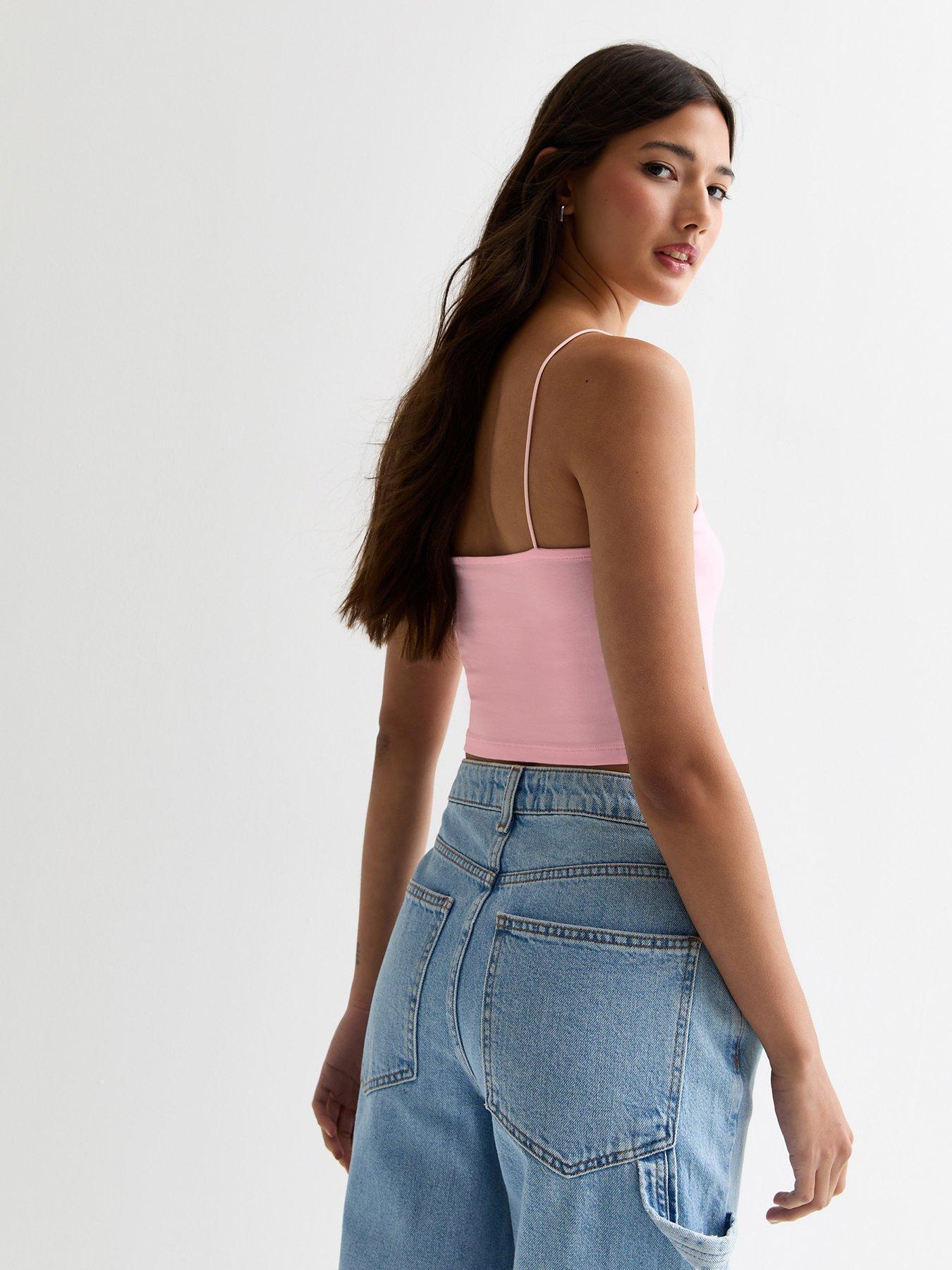 new-look-pink-strappy-crop-topstillFront