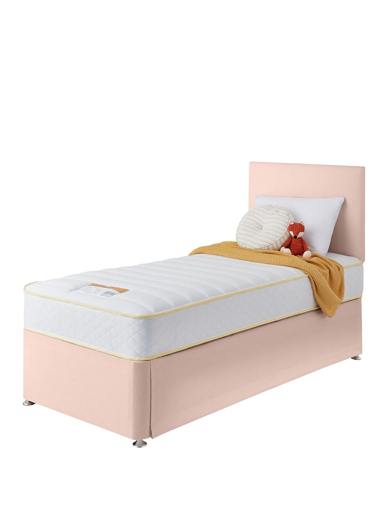 silentnight-kids-astronbsp600-pocket-mattress-with-maxi-store-divan-bed-base-and-headboardnbsp--soft-pinkstillFront