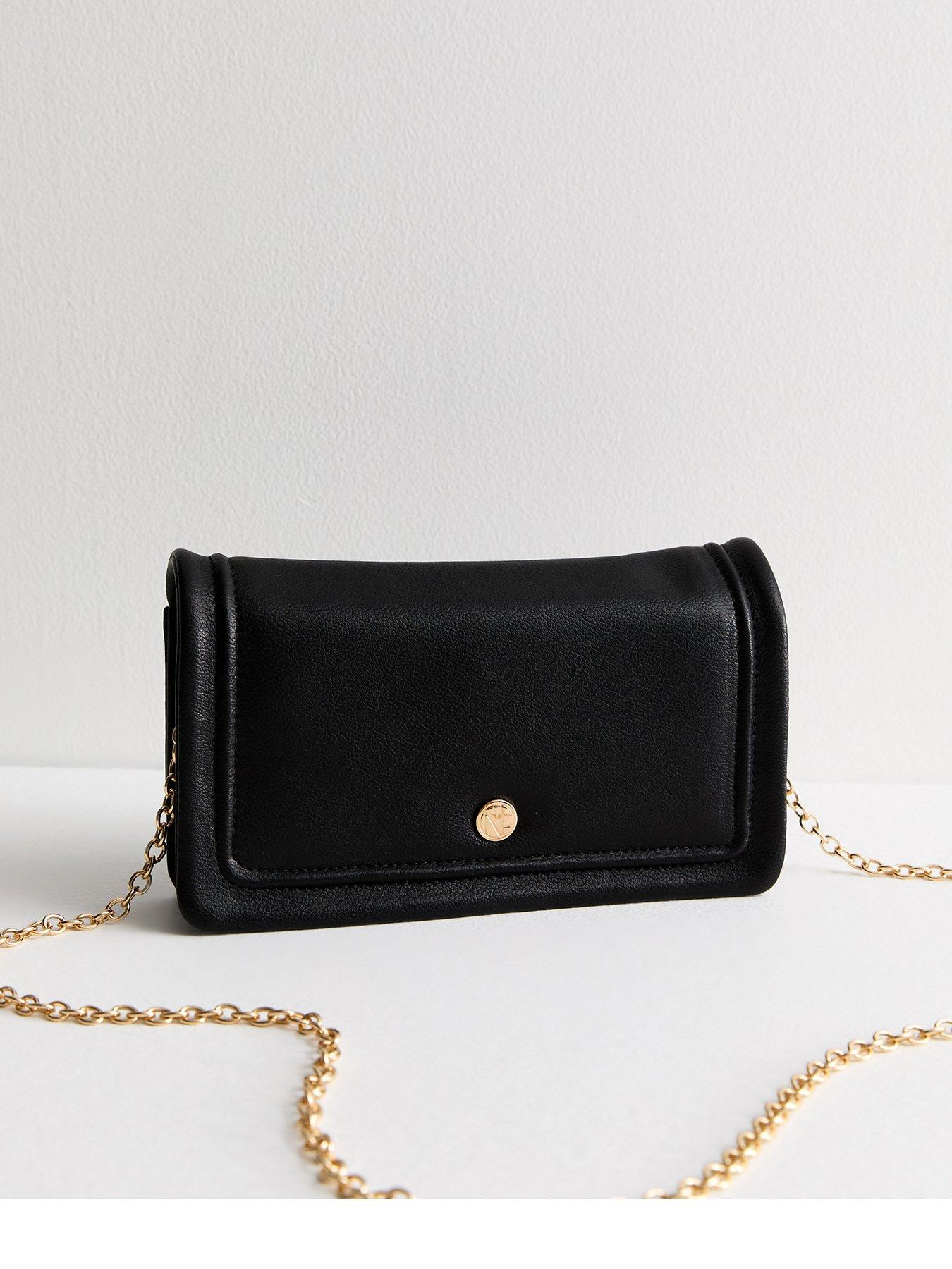 new-look-black-leather-look-cross-body-clutch-bag