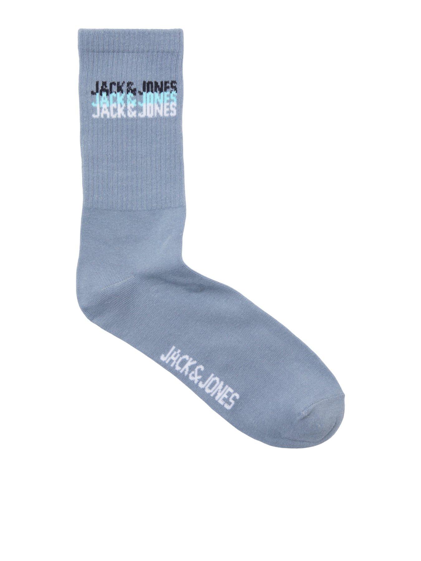 jack-jones-junior-boys-5-pack-cyber-tennis-socks-blackoutfit