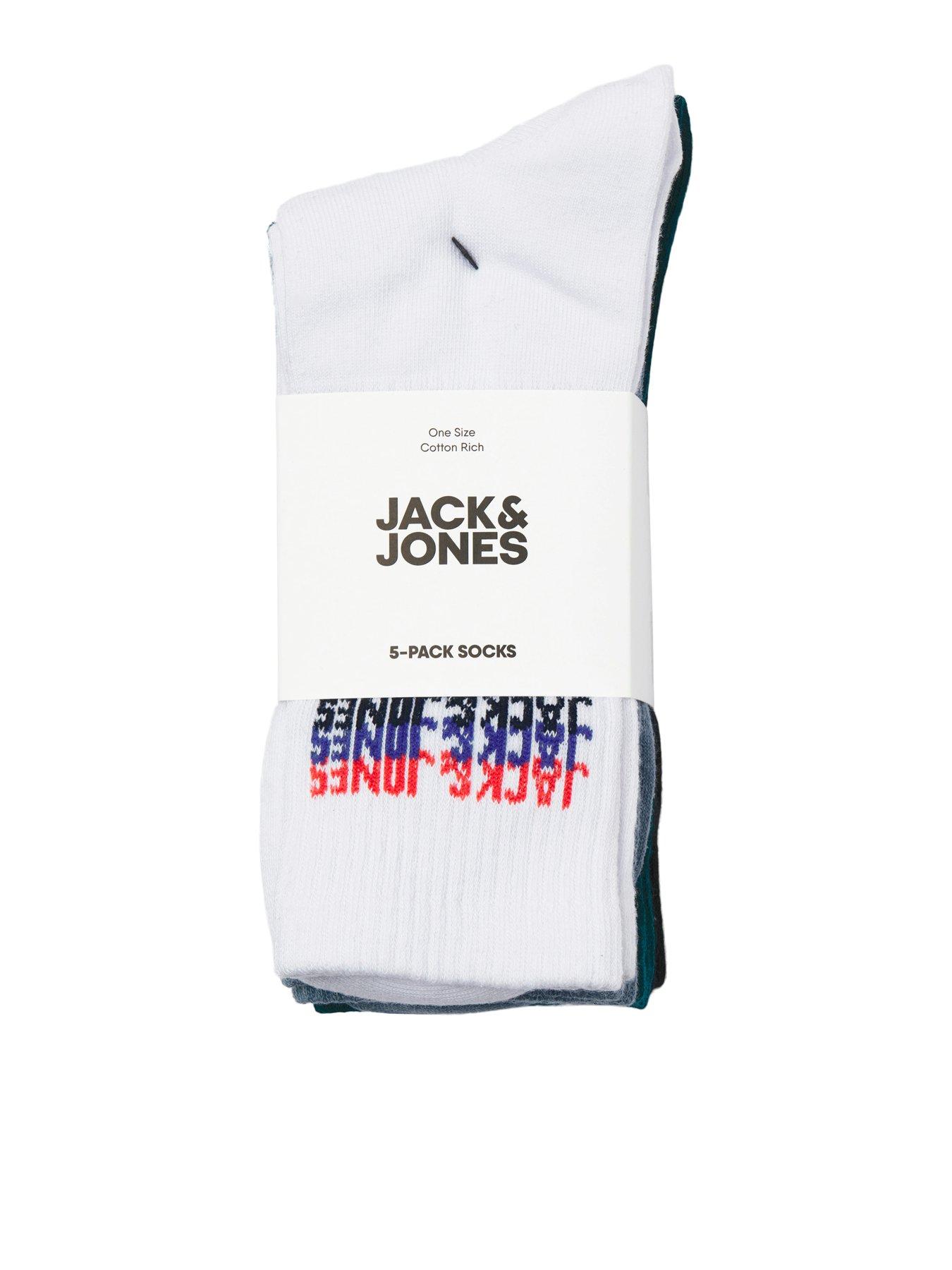 jack-jones-junior-boys-5-pack-cyber-tennis-socks-blackdetail