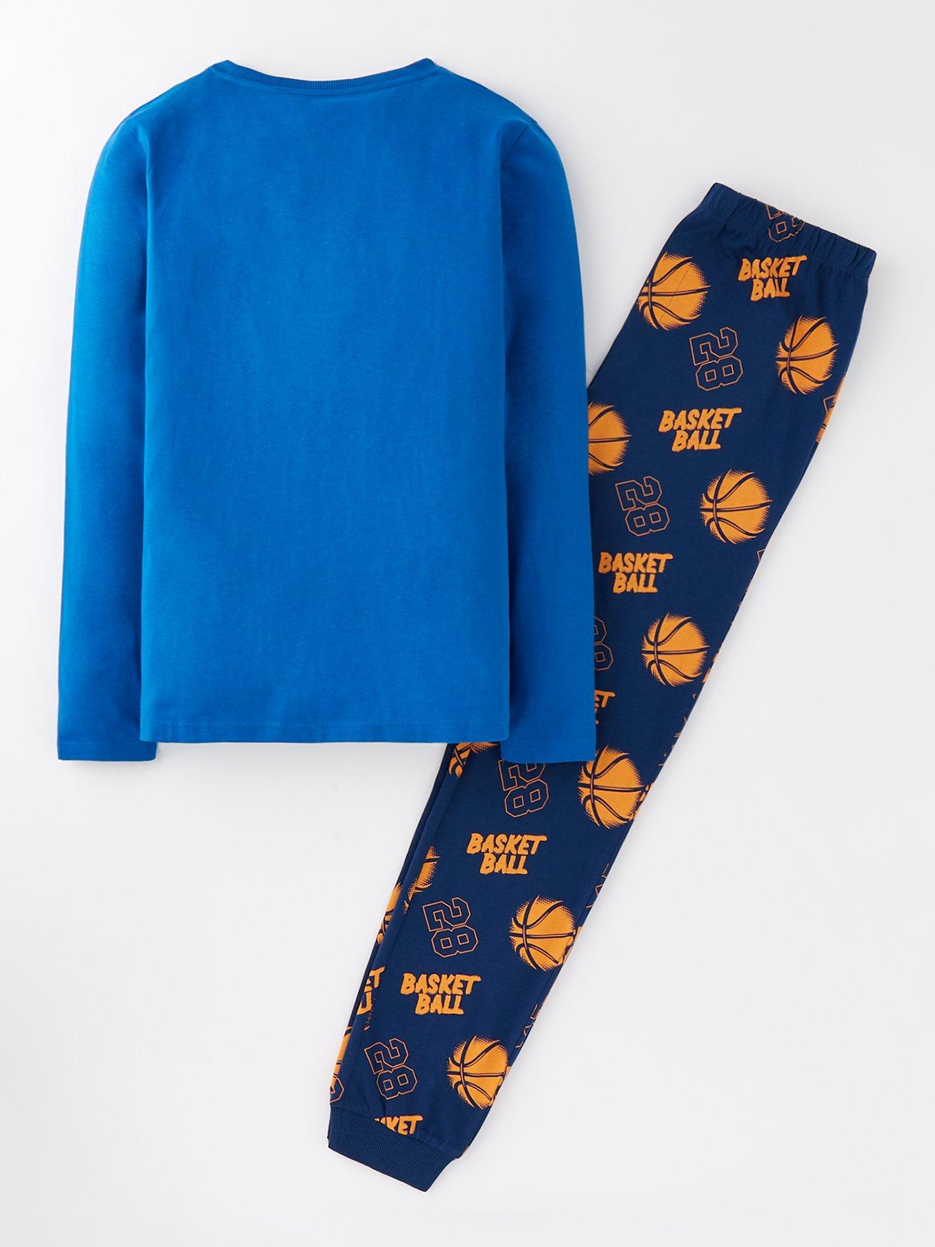 v-by-very-boys-basketball-long-sleeve-pyjama-setback