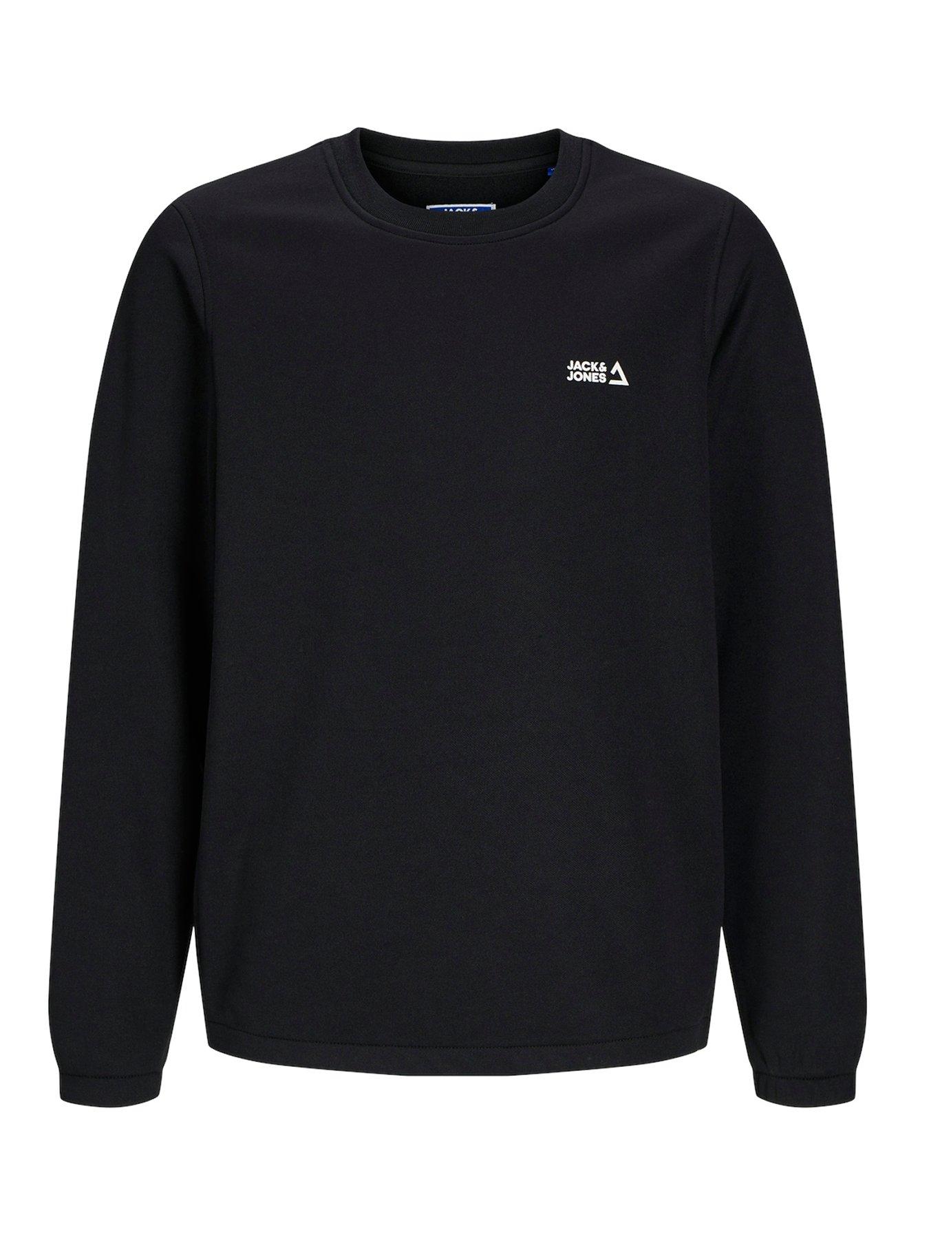 jack-jones-junior-boys-basic-crew-neck-sweat-black