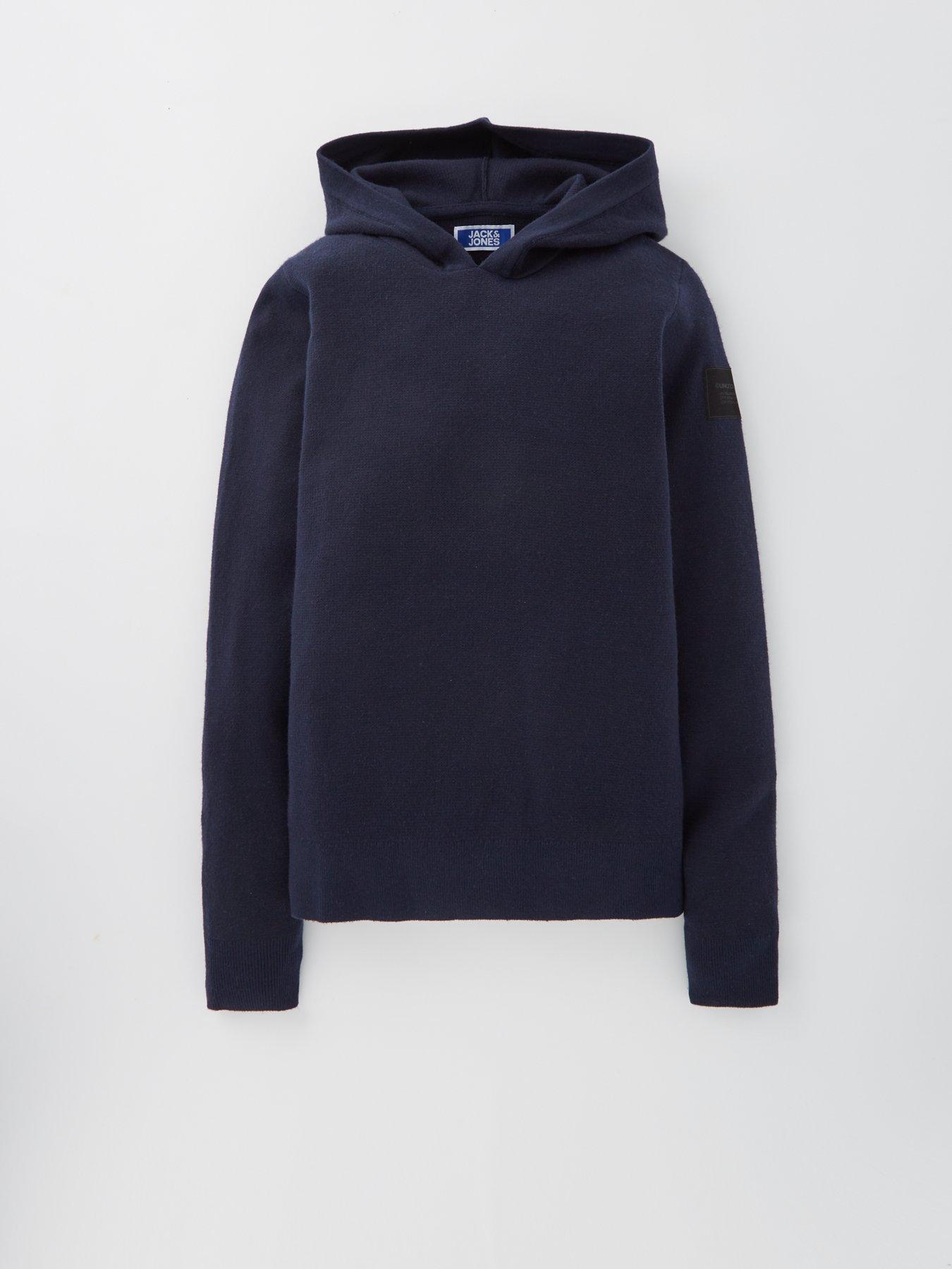 jack-jones-junior-boys-aero-knitted-hoodie-navy-blazerstillFront