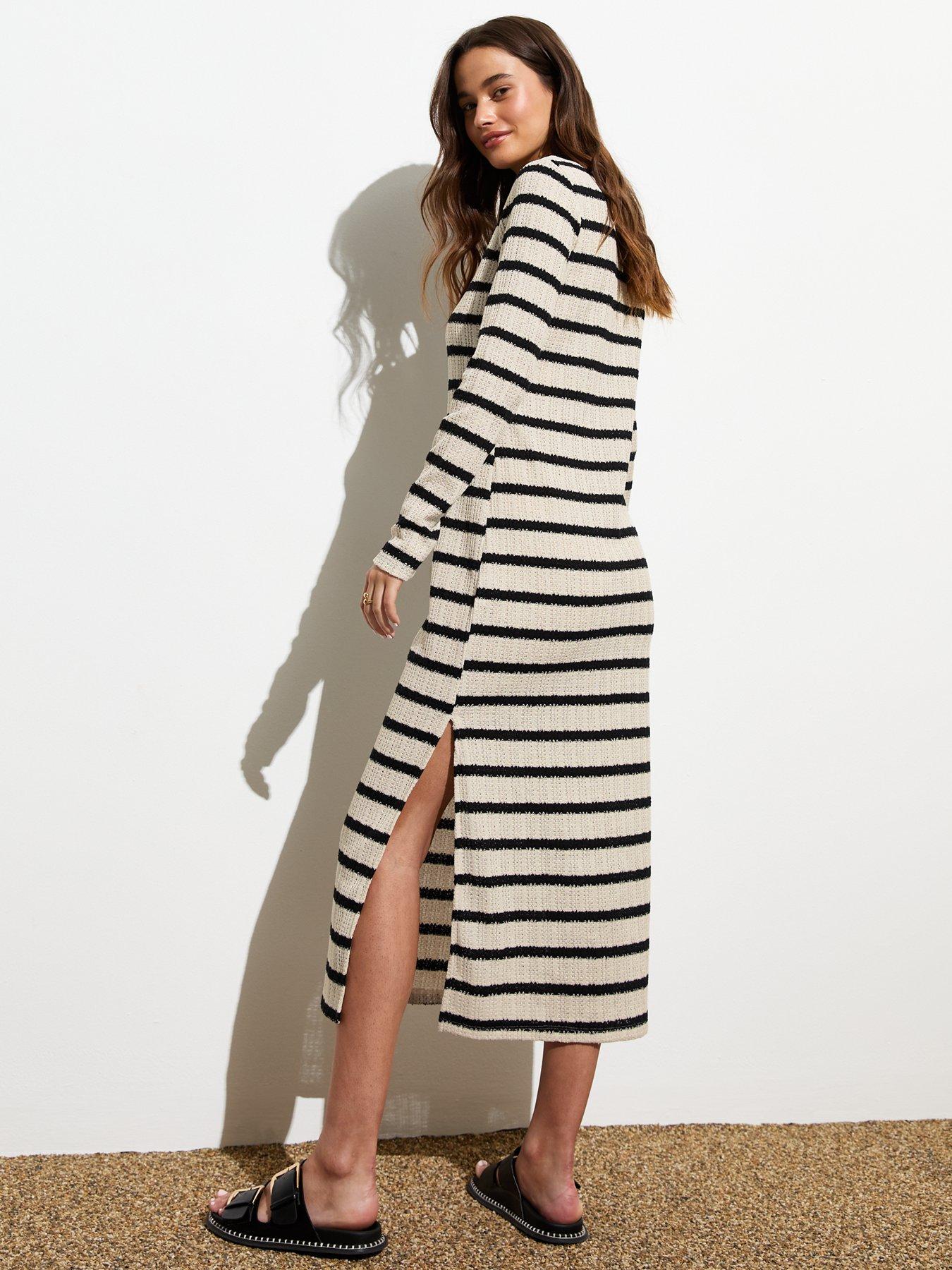 new-look-striped-knit-midi-dress-off-whitestillFront