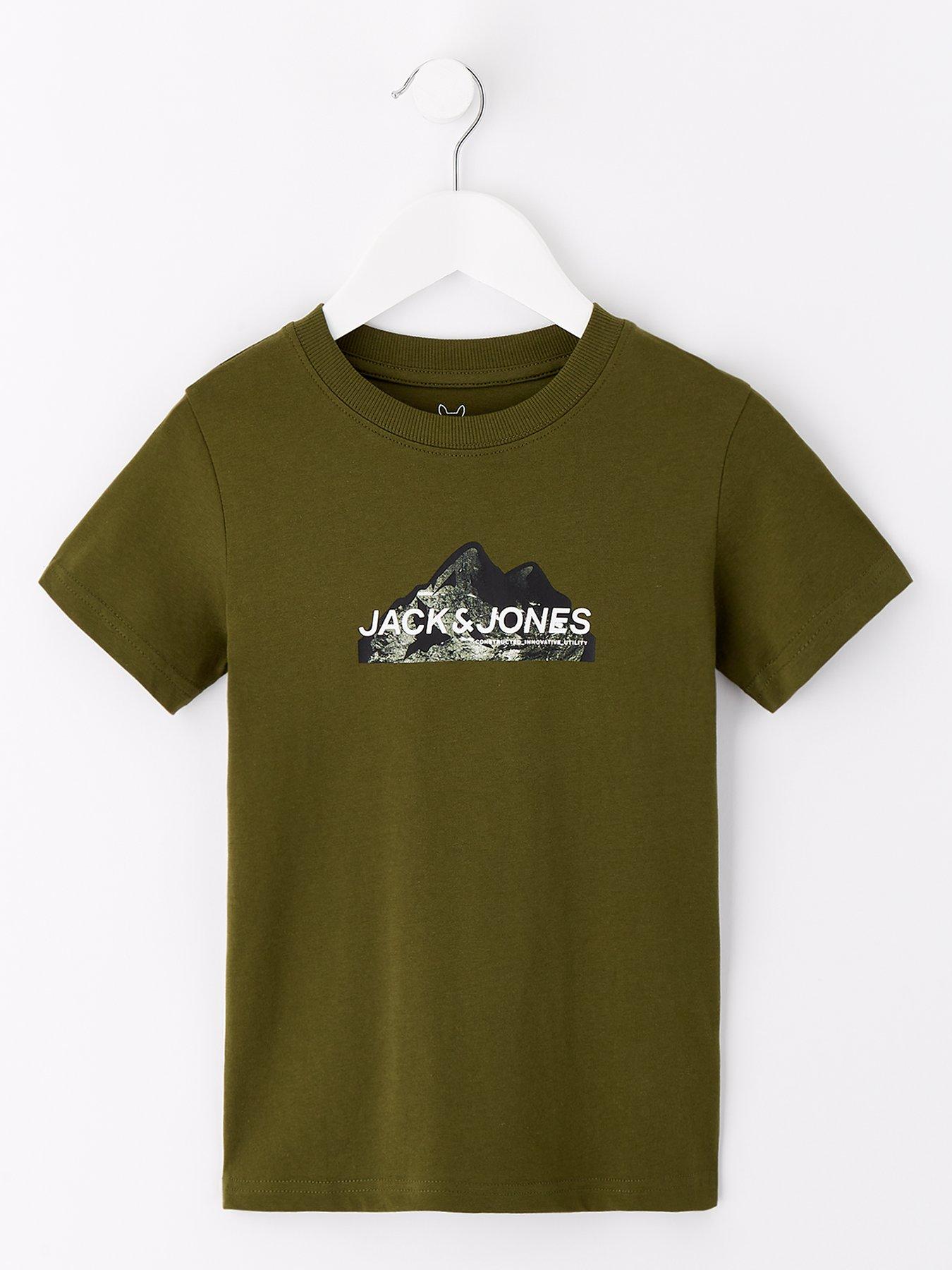 jack-jones-mini-younger-boys-mountain-logo-short-sleeve-t-shirt-cypress-khaki