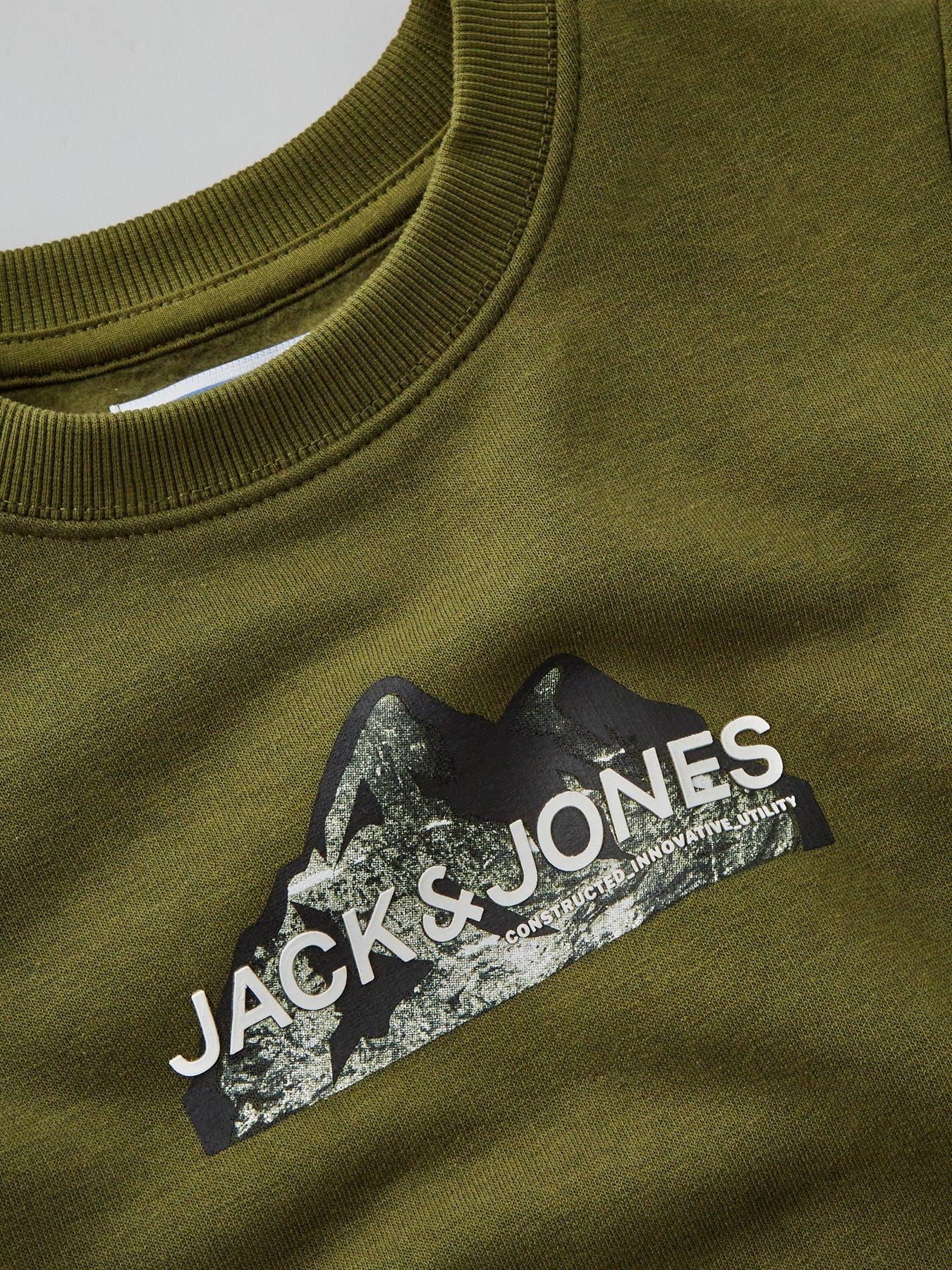 jack-jones-mini-younger-boys-mountain-logo-sweat-crew-neck-cypress-khakioutfit