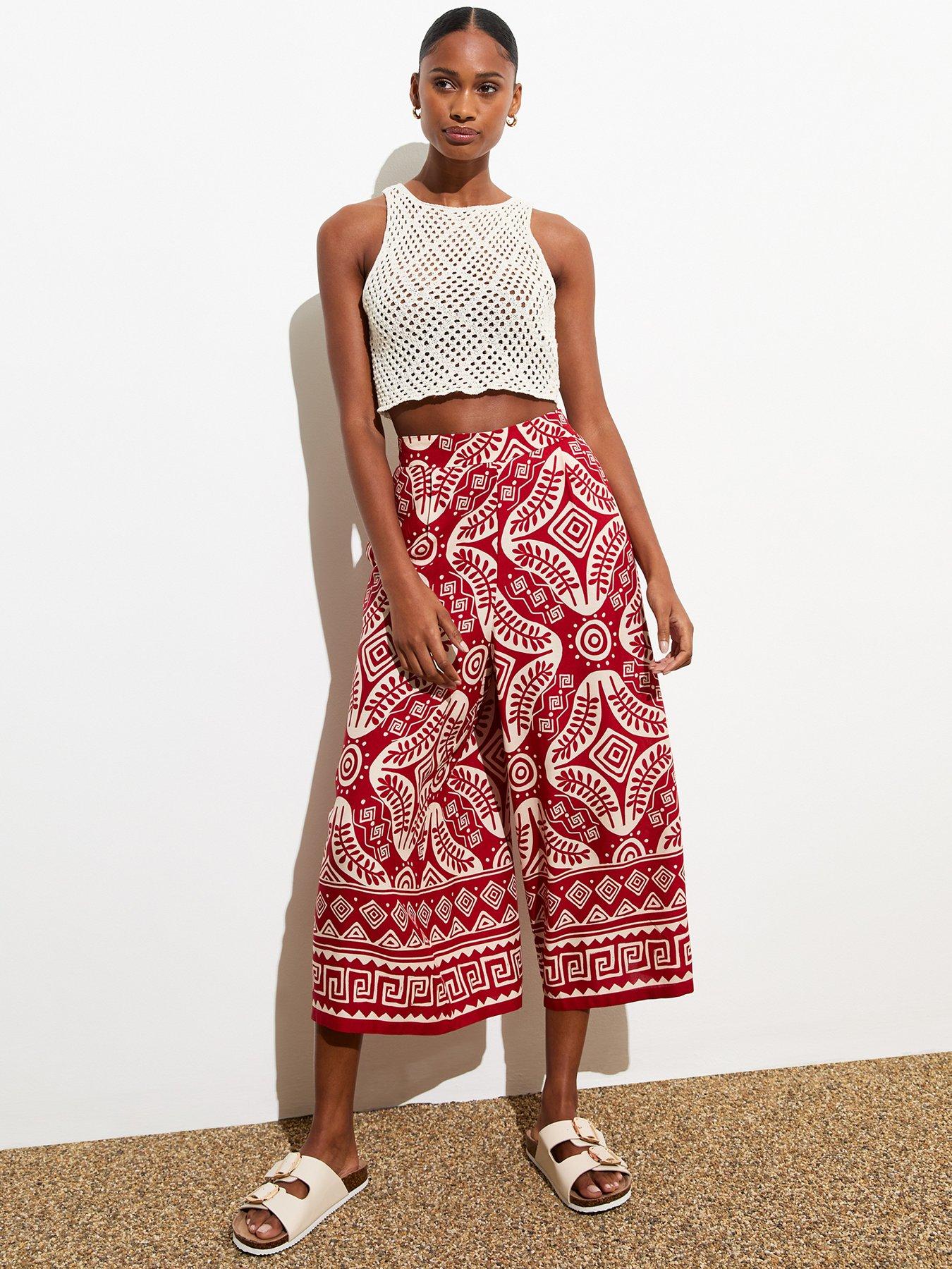 new-look-red-abstract-print-wide-leg-cropped-trousersback