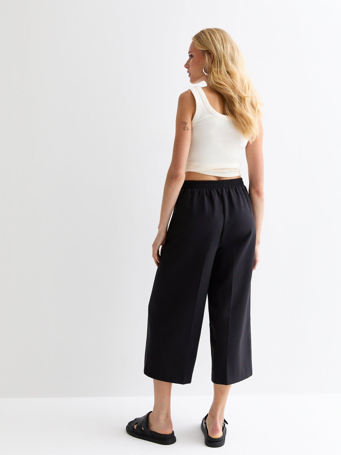 new-look-pleated-wide-leg-culottes-blackstillFront