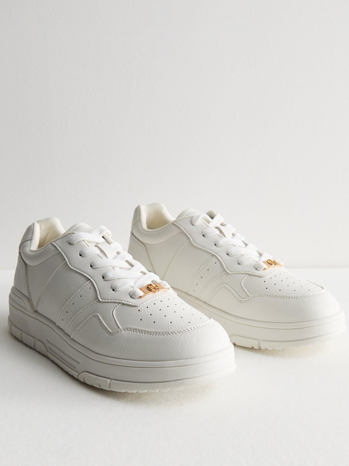 new-look-tennis-trainers-whitestillFront