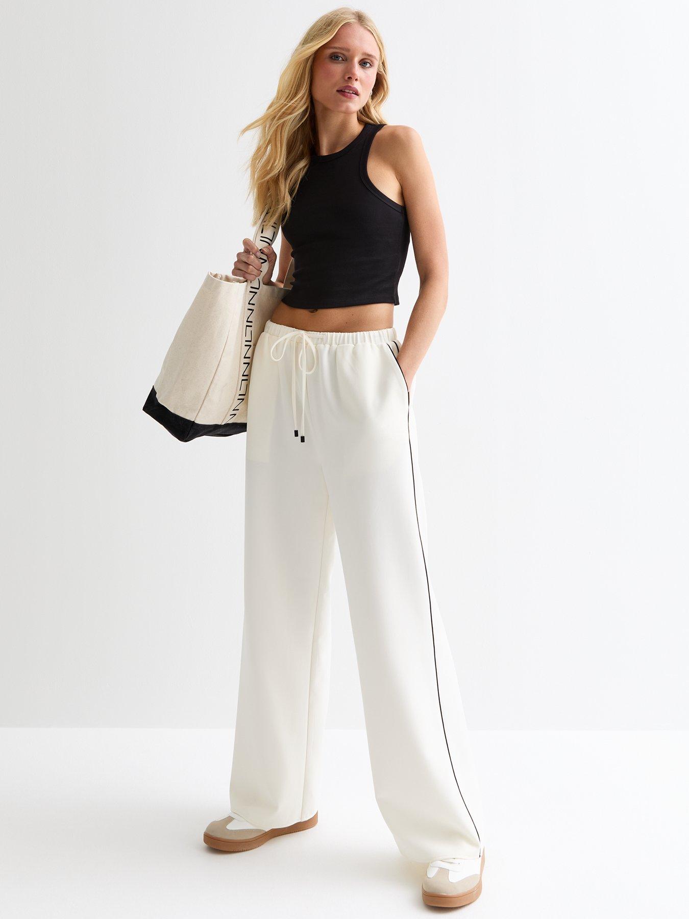 new-look-off-elasticated-waist-joggers-white