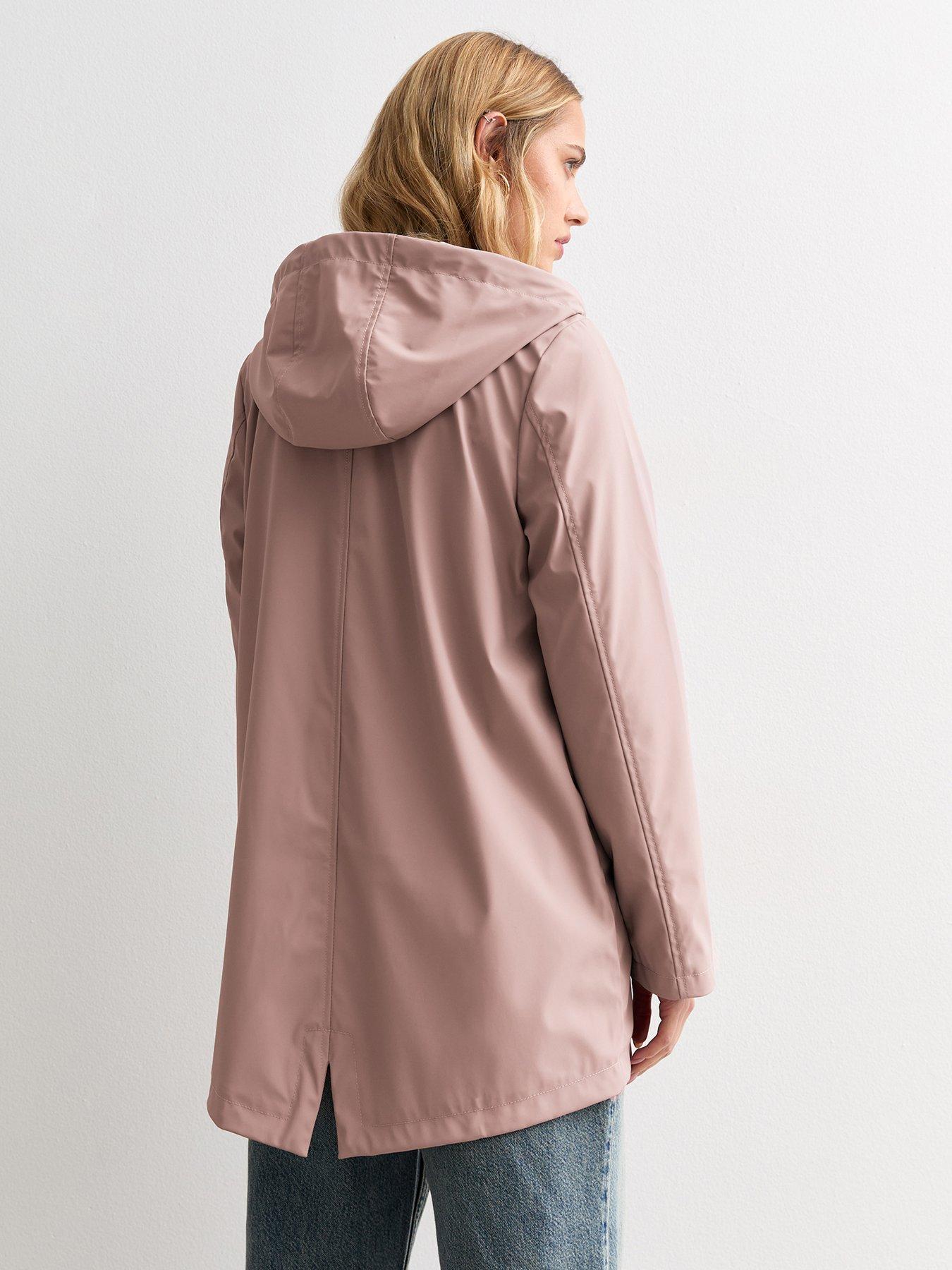 new-look-pink-unlined-hooded-raincoatstillFront