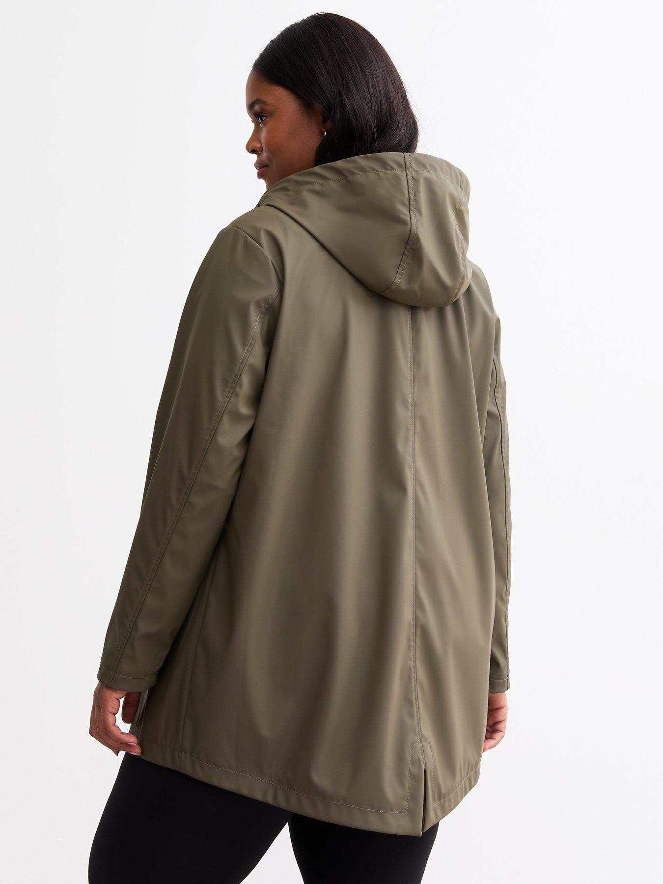 new-look-curves-khaki-hooded-rain-coatstillFront