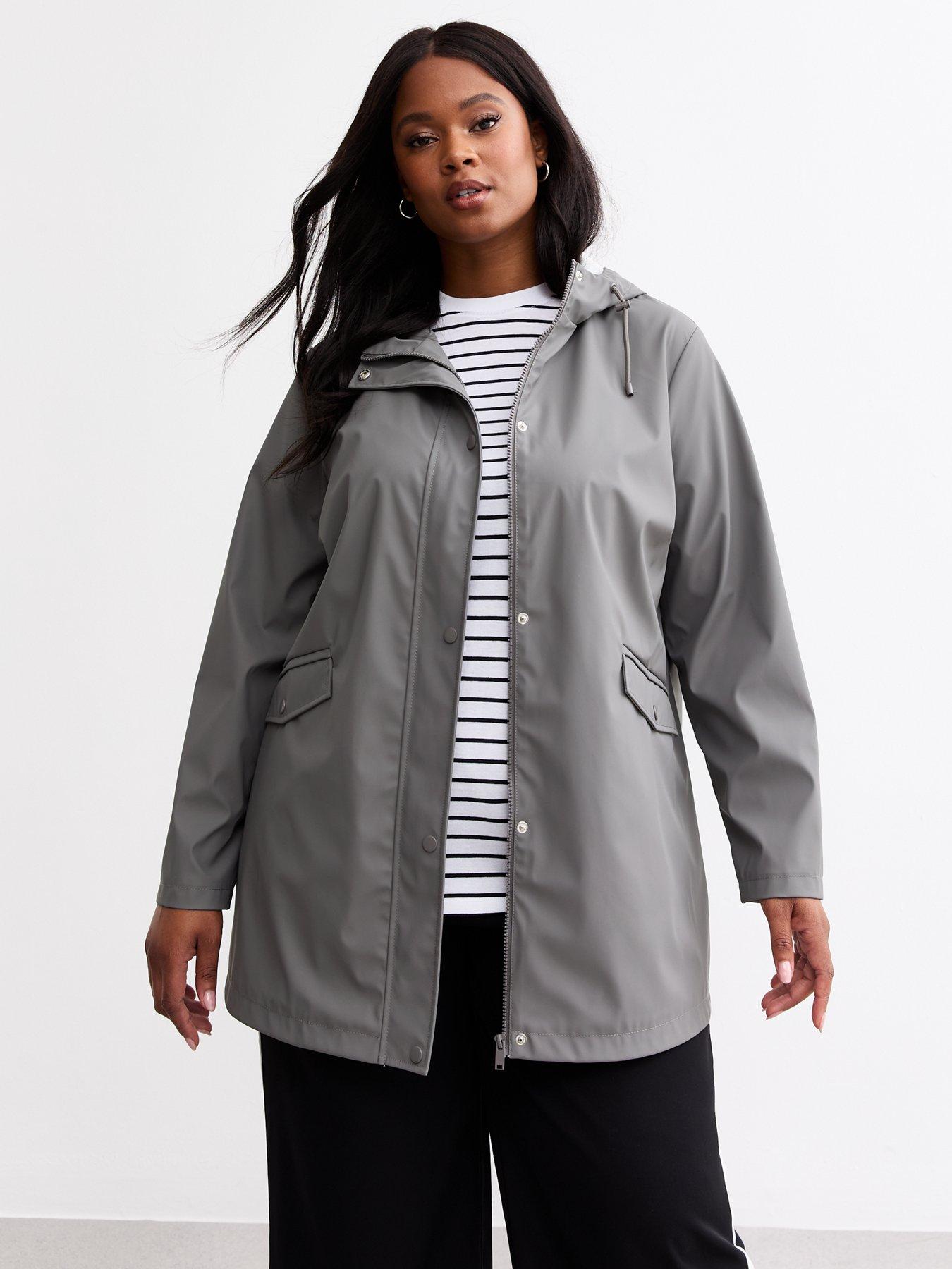 new-look-curves-grey-hooded-rain-coat