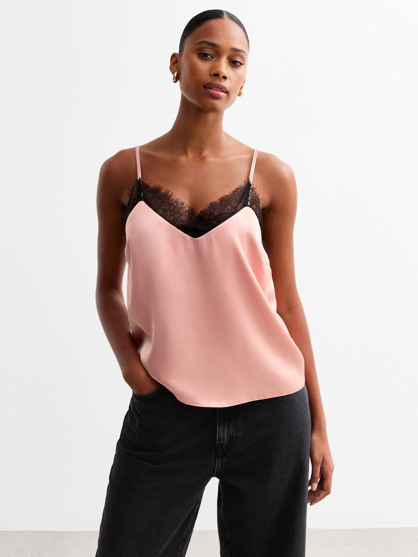 new-look-satin-lace-trim-cami-top-pink