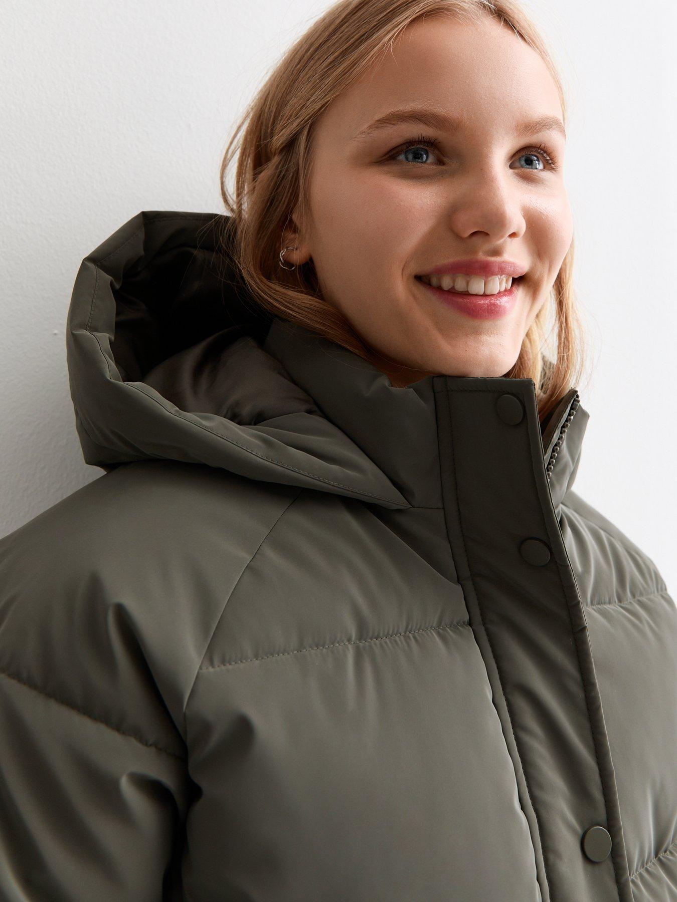 new-look-915-girls-olive-hooded-coated-padded-coatoutfit