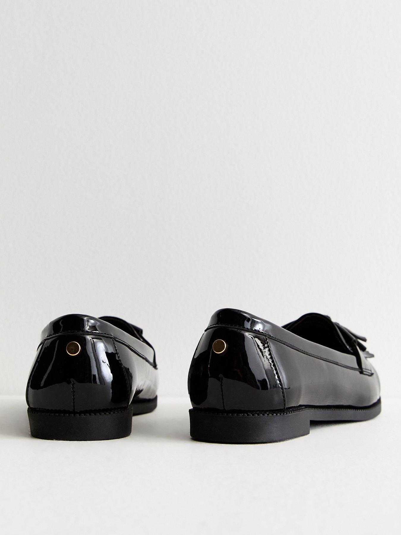 new-look-wide-fit-patent-tassel-loafers-blackback