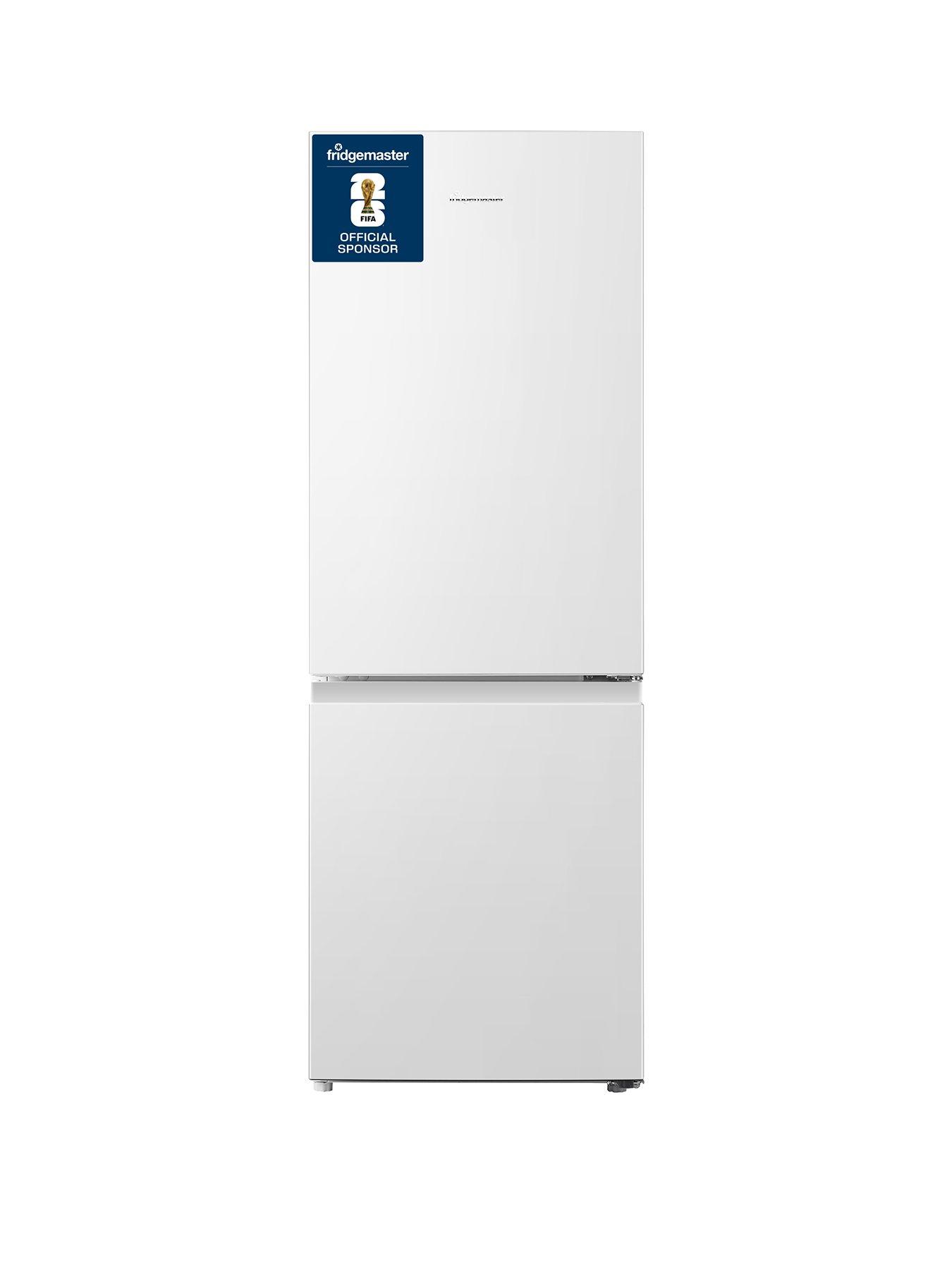Image 1 of 8 of Fridgemaster MC50165E&nbsp;50cm Wide, 143cm Tall&nbsp;Fridge Freezer - White