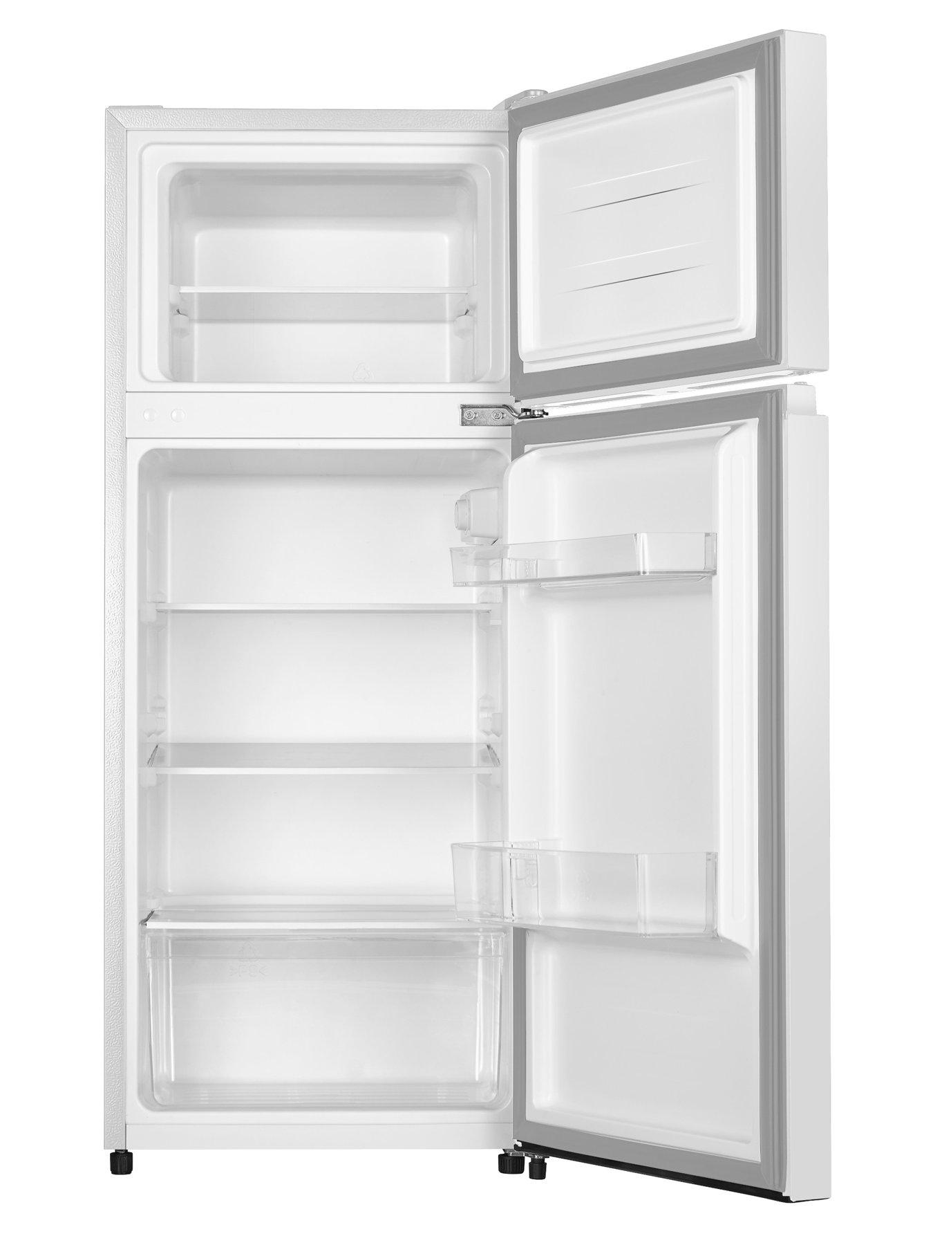 fridgemaster-mtm48120e-48cm-wide-117cm-tall-fridge-freezer-whitestillFront