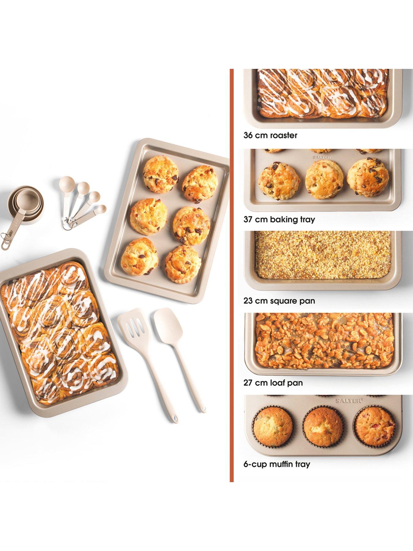 Image 4 of 6 of Salter Bakes 5-Piece Stacking Bakeware Set