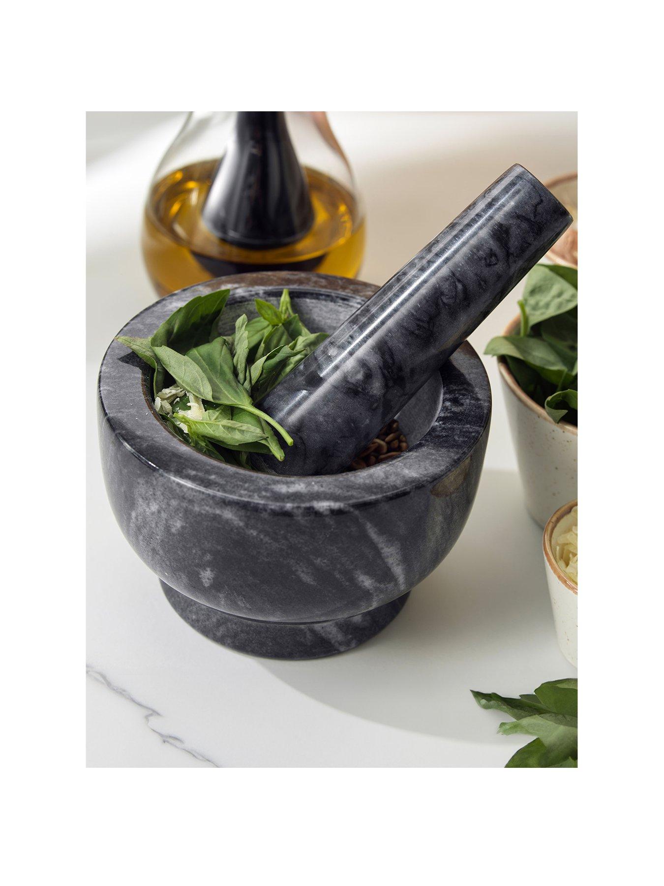 Image 2 of 7 of Salter Black Marble Pestle and Mortar