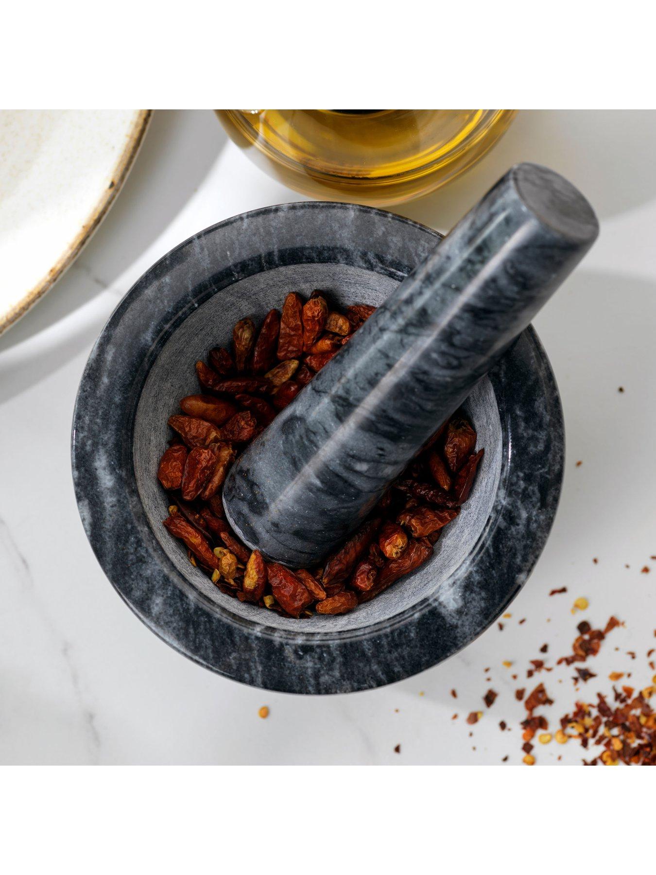 Image 5 of 7 of Salter Black Marble Pestle and Mortar