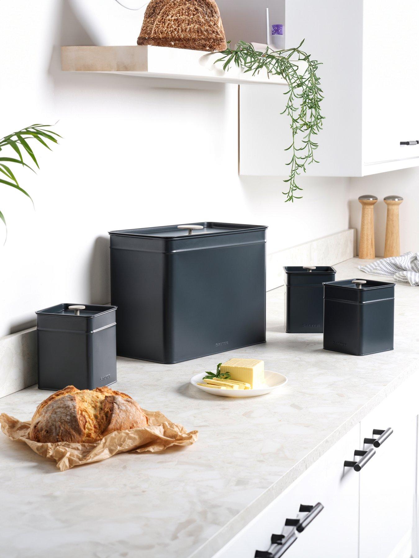 salter-marino-4-piece-bread-bin-and-storage-canisters-set