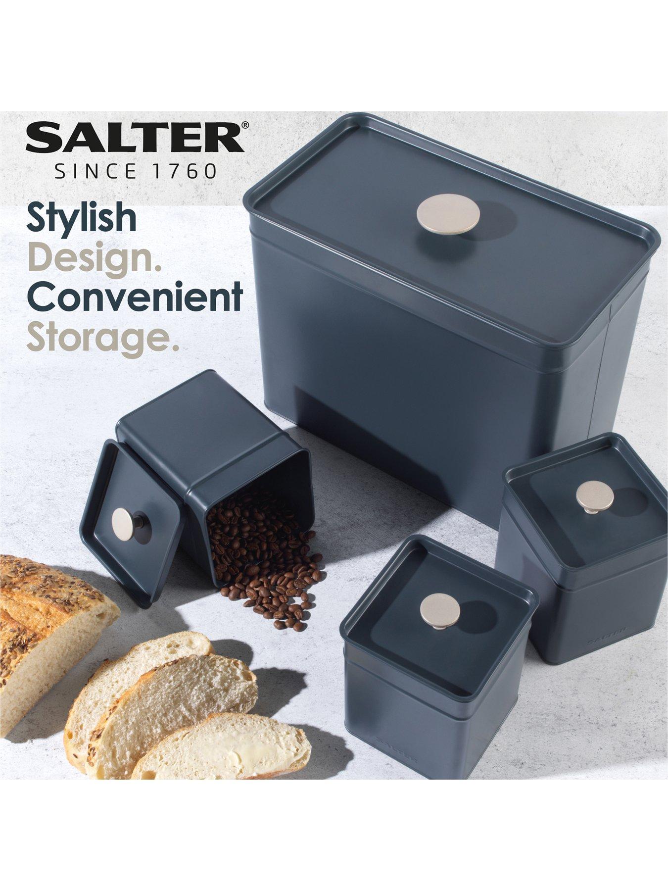 Image 3 of 7 of Salter Marino 4-Piece Bread Bin and Storage Canisters Set
