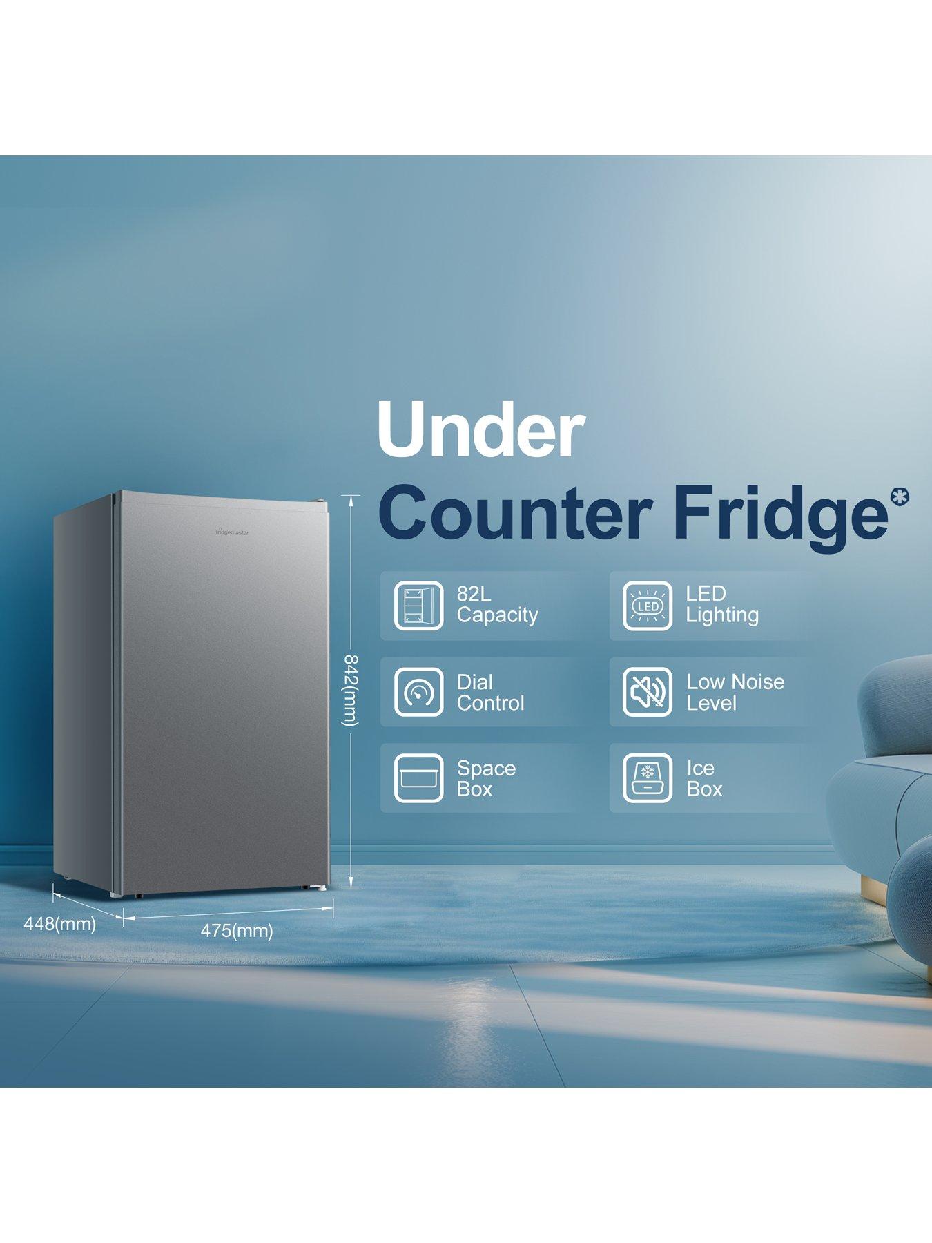 Image 2 of 4 of Fridgemaster MUR4894ES 48cm Wide&nbsp;Under-Counter Fridge with Ice Box - Silver
