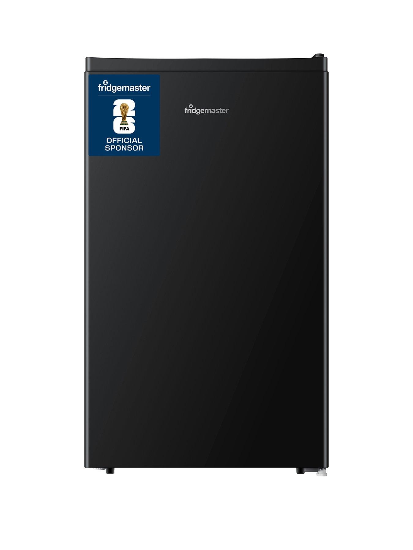 Fridgemaster MUR4894EB, 48cm Wide Under-Counter Fridge with Ice box - Black